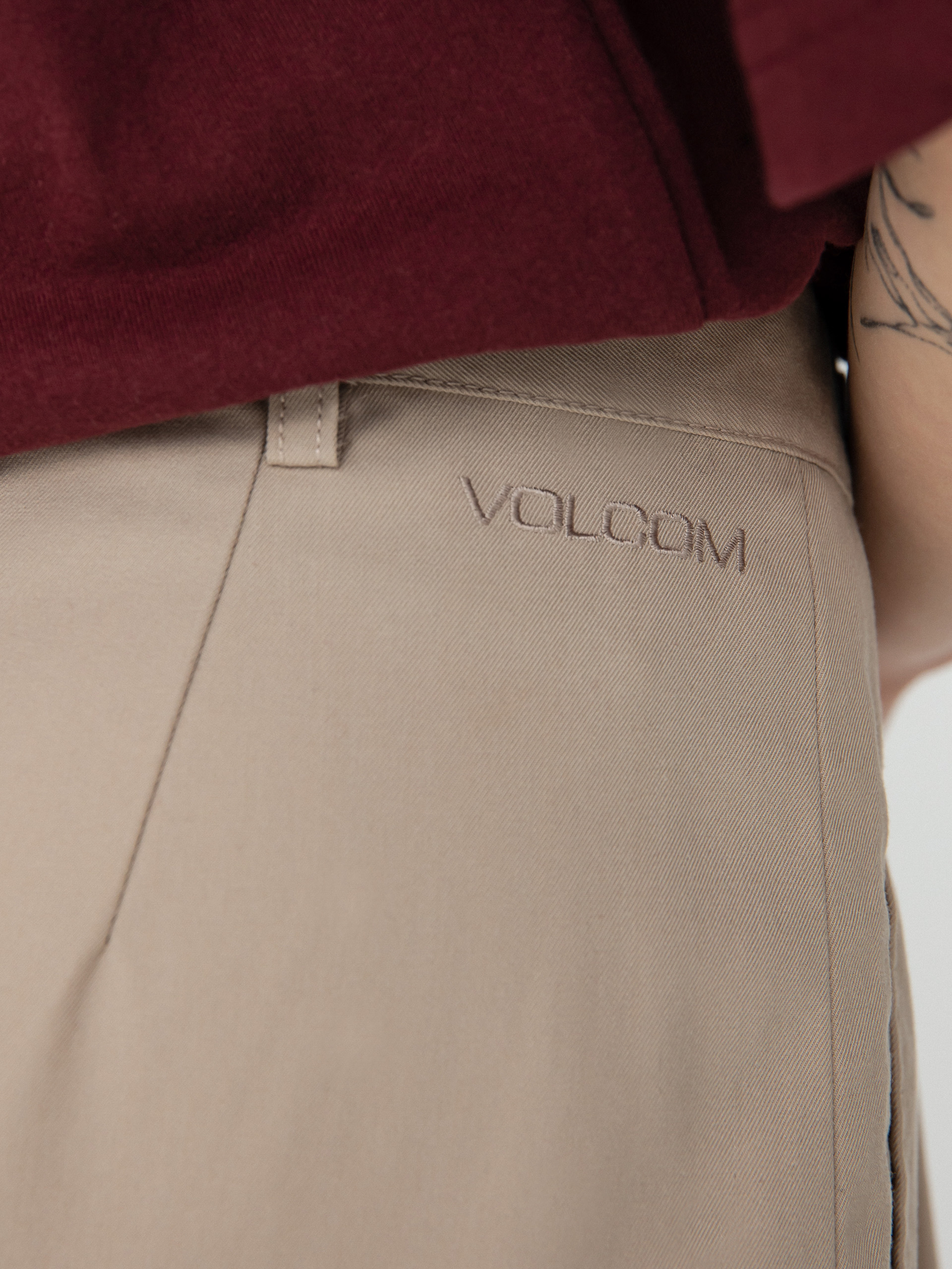 Volcom Histone Kisnadrág Wmn (taupe)