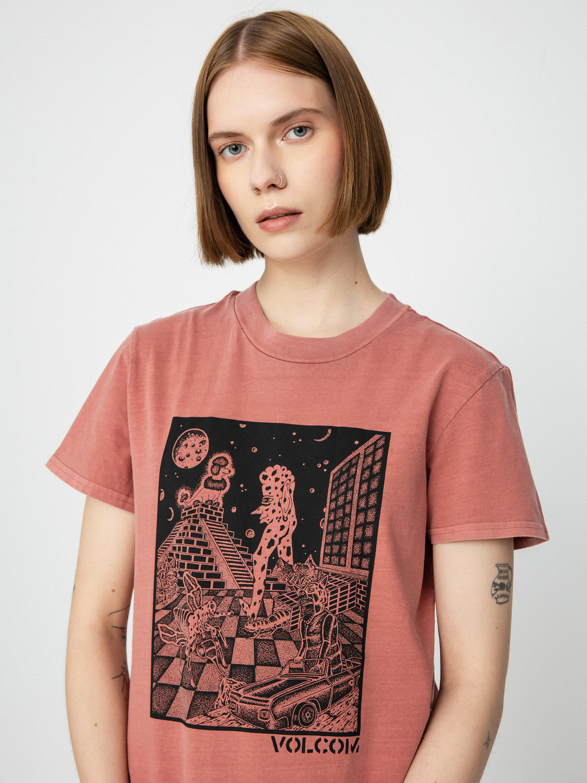 Volcom Volchedelic póló Wmn (rosewood)