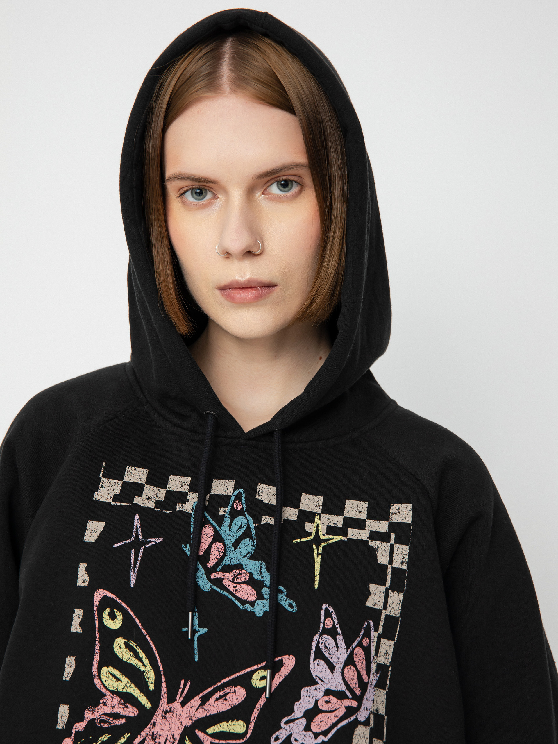 Volcom Truly Stoked Bf HD Kapucnis pulóver Wmn (black)