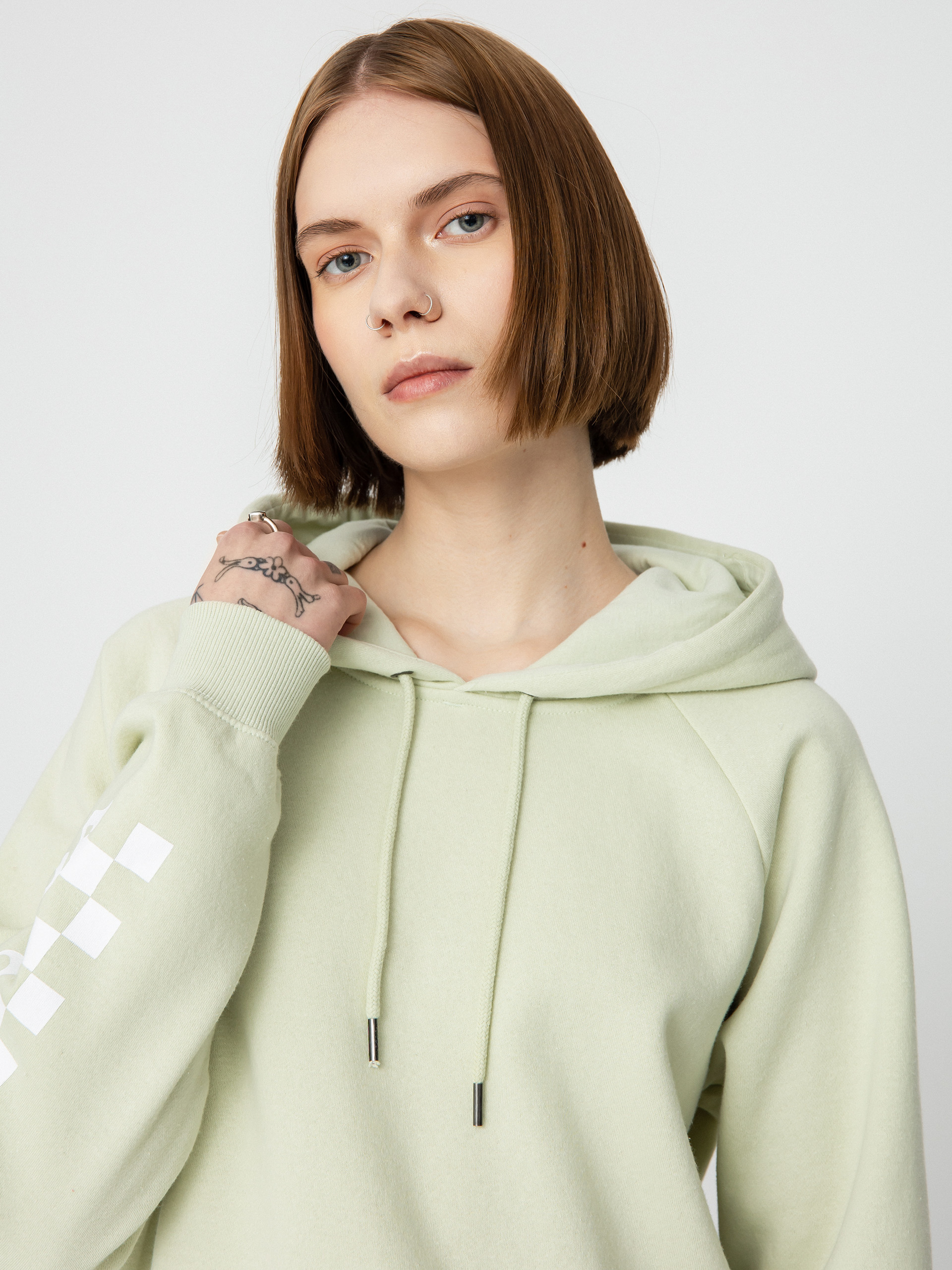 Volcom Truly Stoked Bf HD Kapucnis pulóver Wmn (sage)