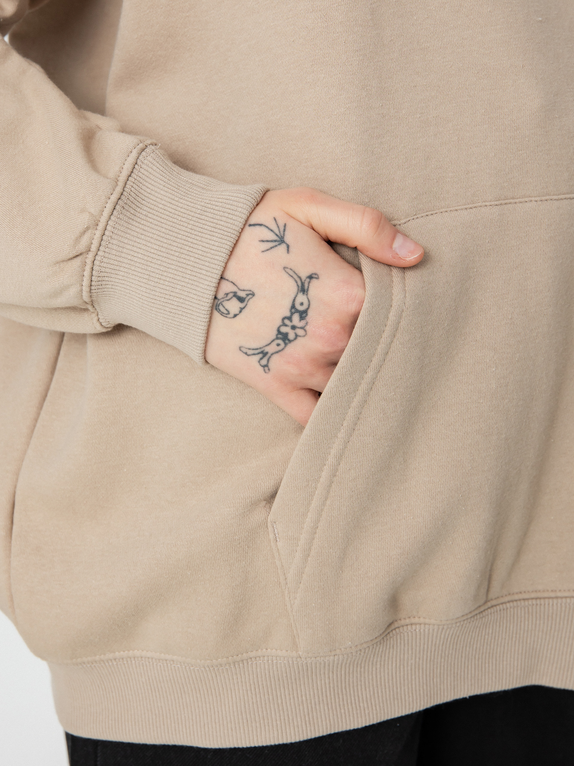 Volcom Truly Stoked Bf HD Kapucnis pulóver Wmn (taupe)