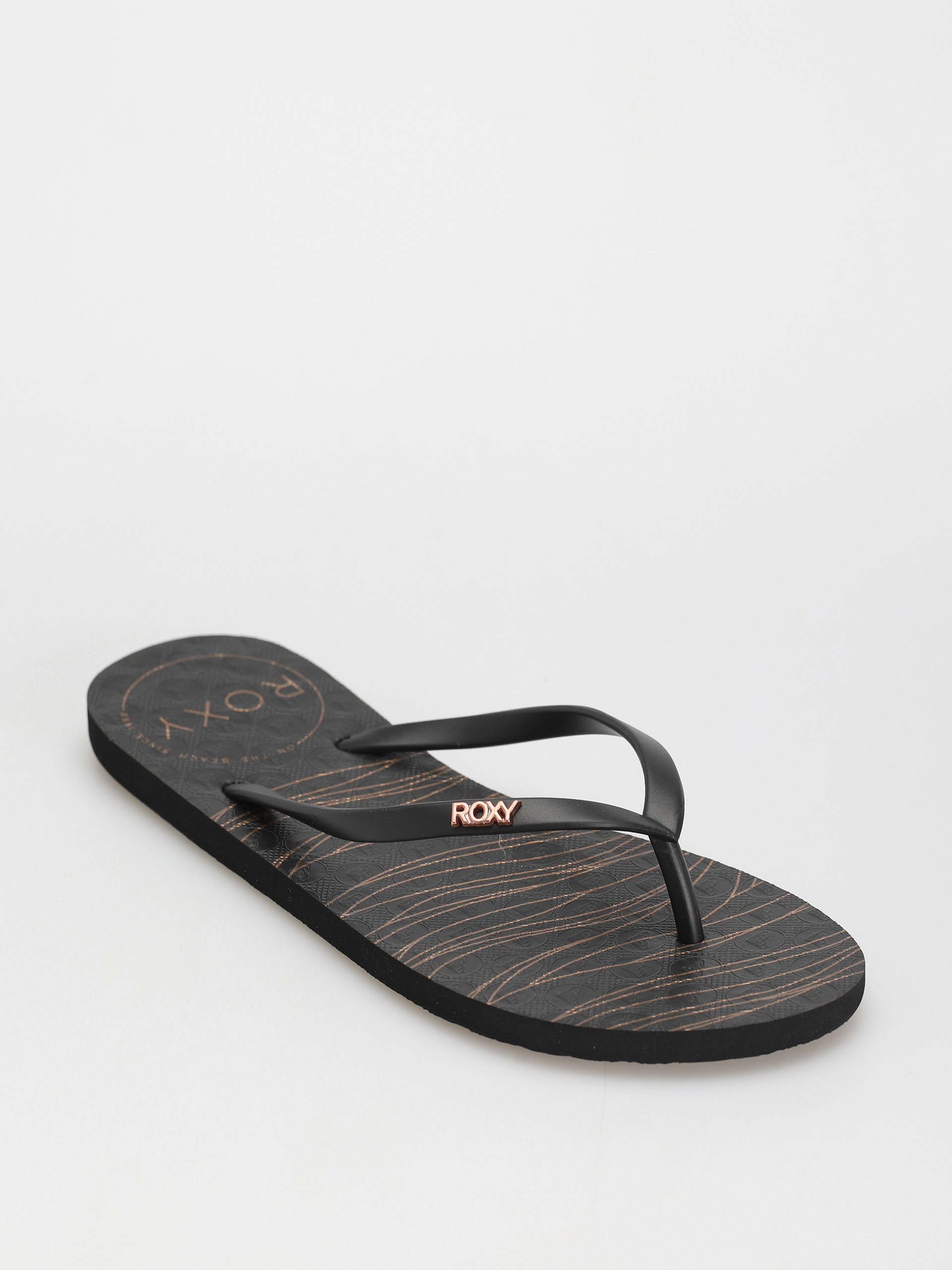 Roxy Klapki Viva Stamp II Flip-flop papucsok Wmn (anthracite/black)
