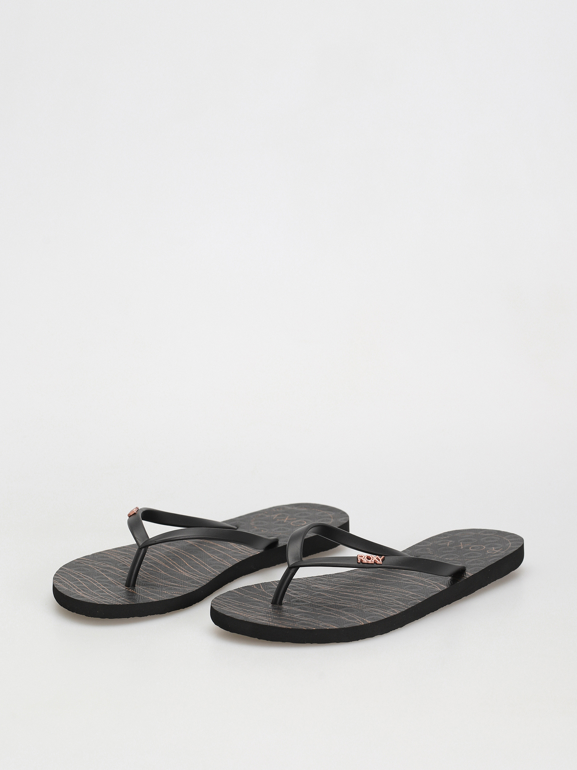 Roxy Klapki Viva Stamp II Flip-flop papucsok Wmn (anthracite/black)