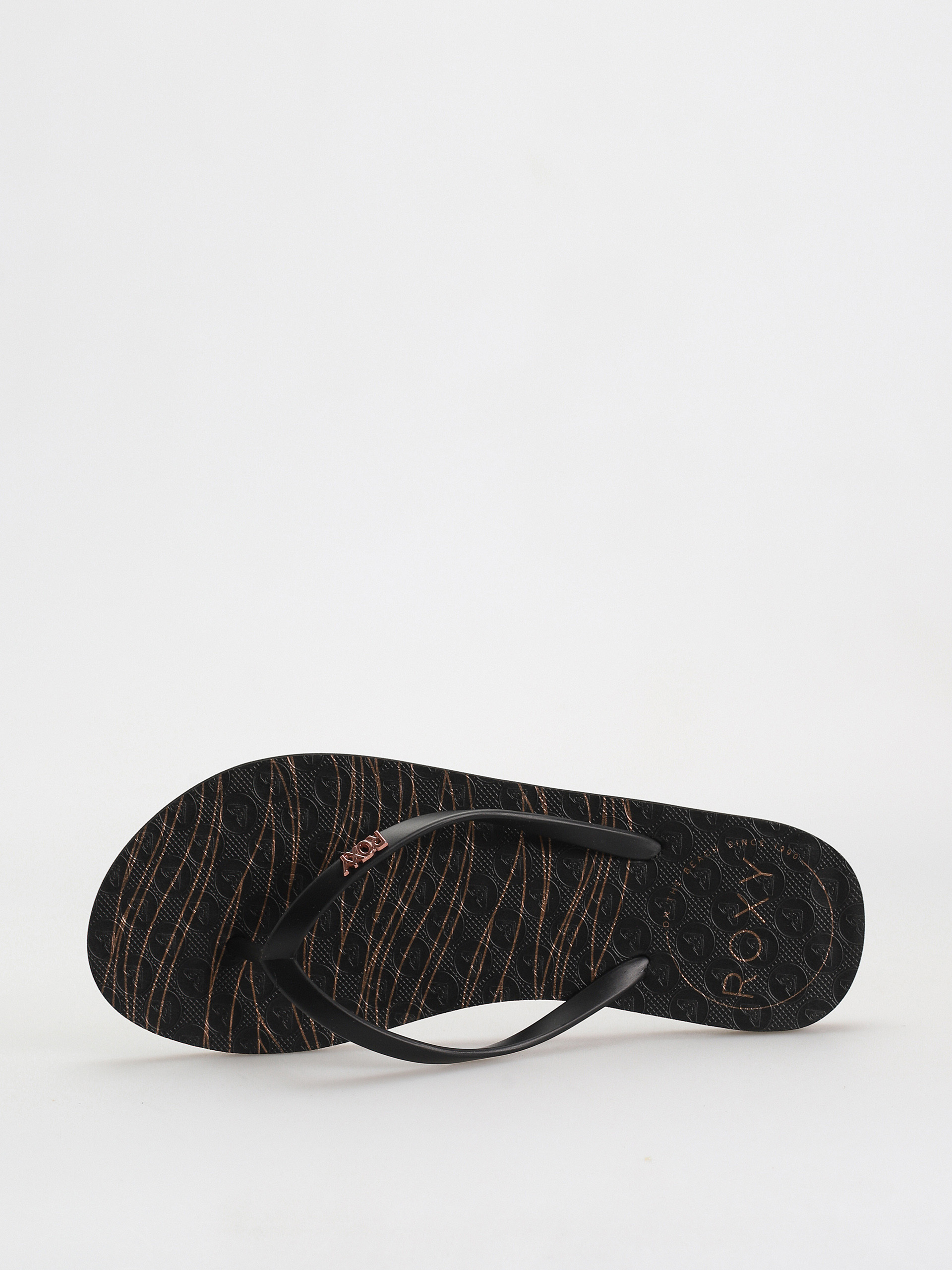 Roxy Klapki Viva Stamp II Flip-flop papucsok Wmn (anthracite/black)