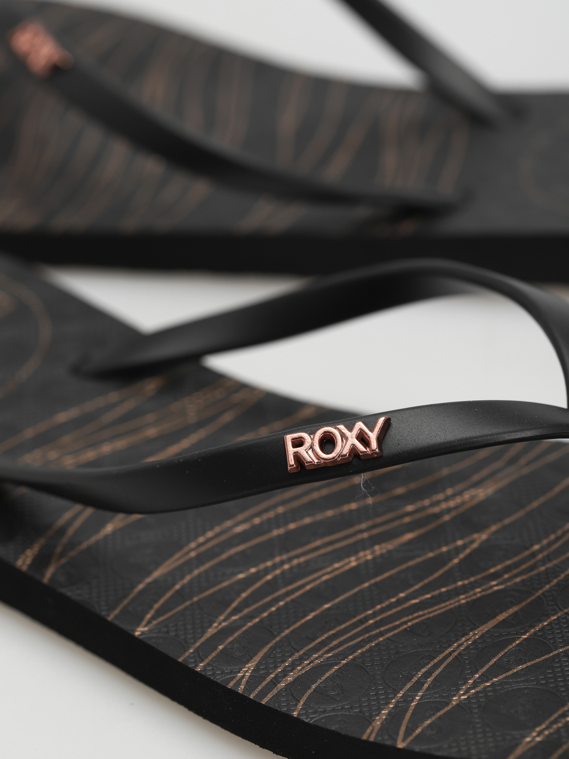 Roxy Klapki Viva Stamp II Flip-flop papucsok Wmn (anthracite/black)