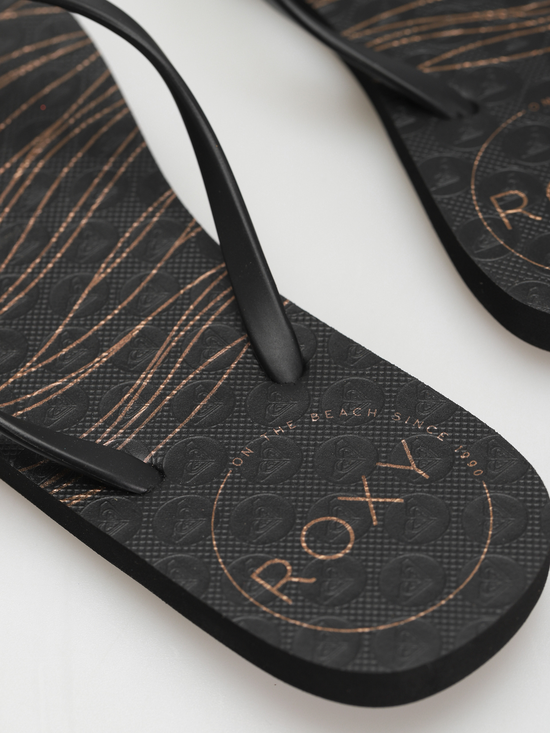 Roxy Klapki Viva Stamp II Flip-flop papucsok Wmn (anthracite/black)