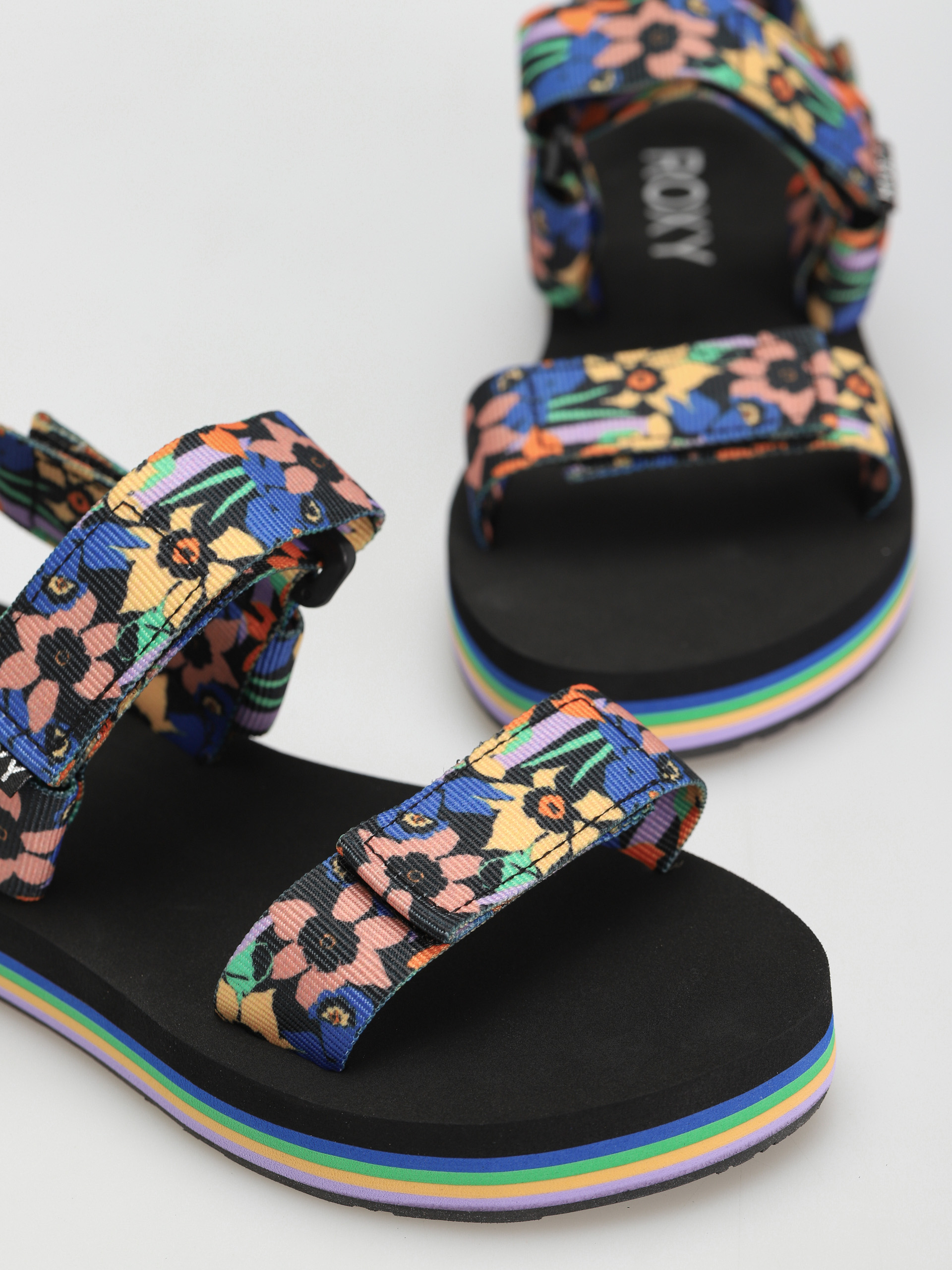 Roxy Cage Szandálok Wmn (black/blue)