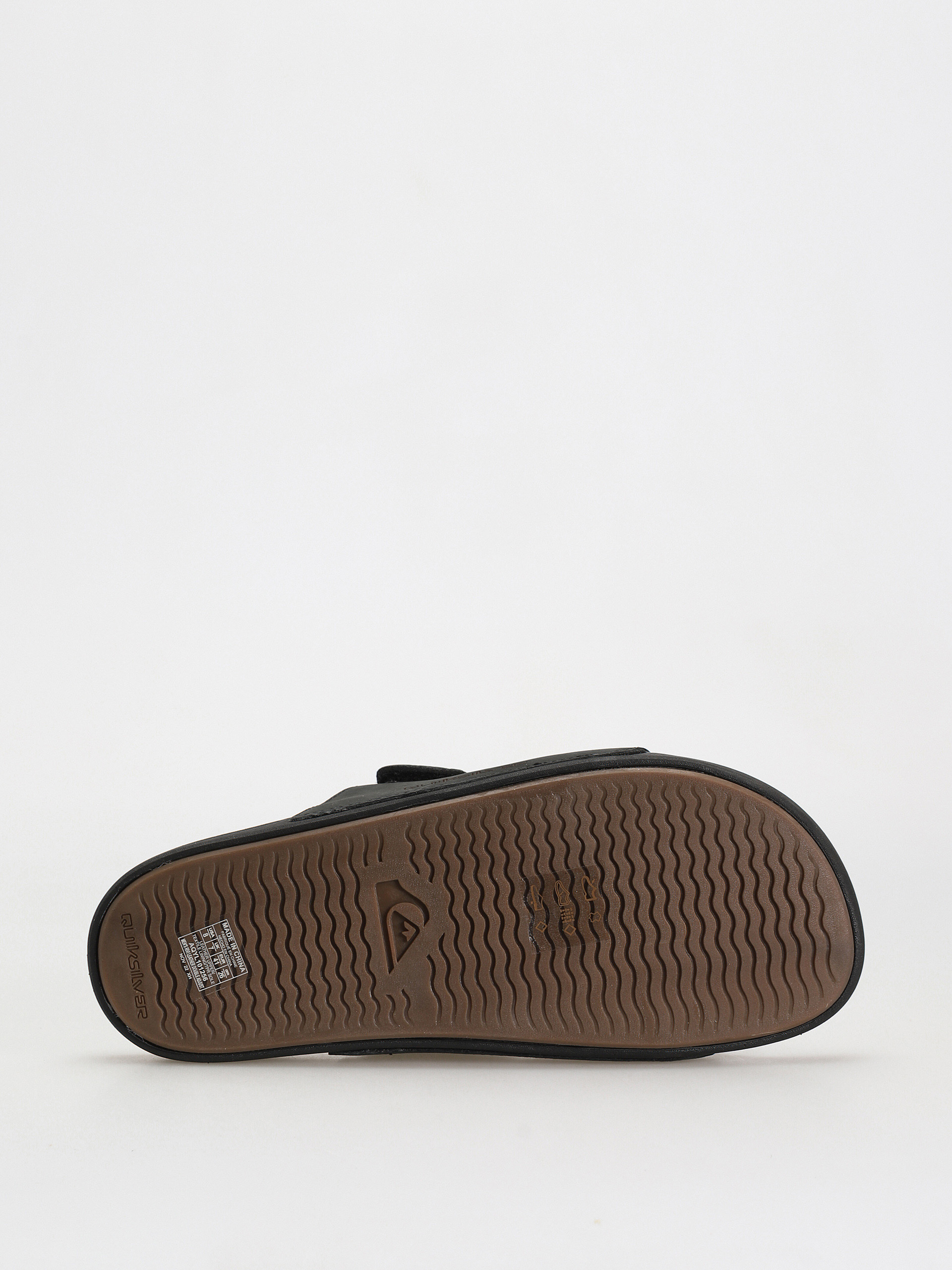 Quiksilver Rivi Leather Flip-flop papucsok (black 1)