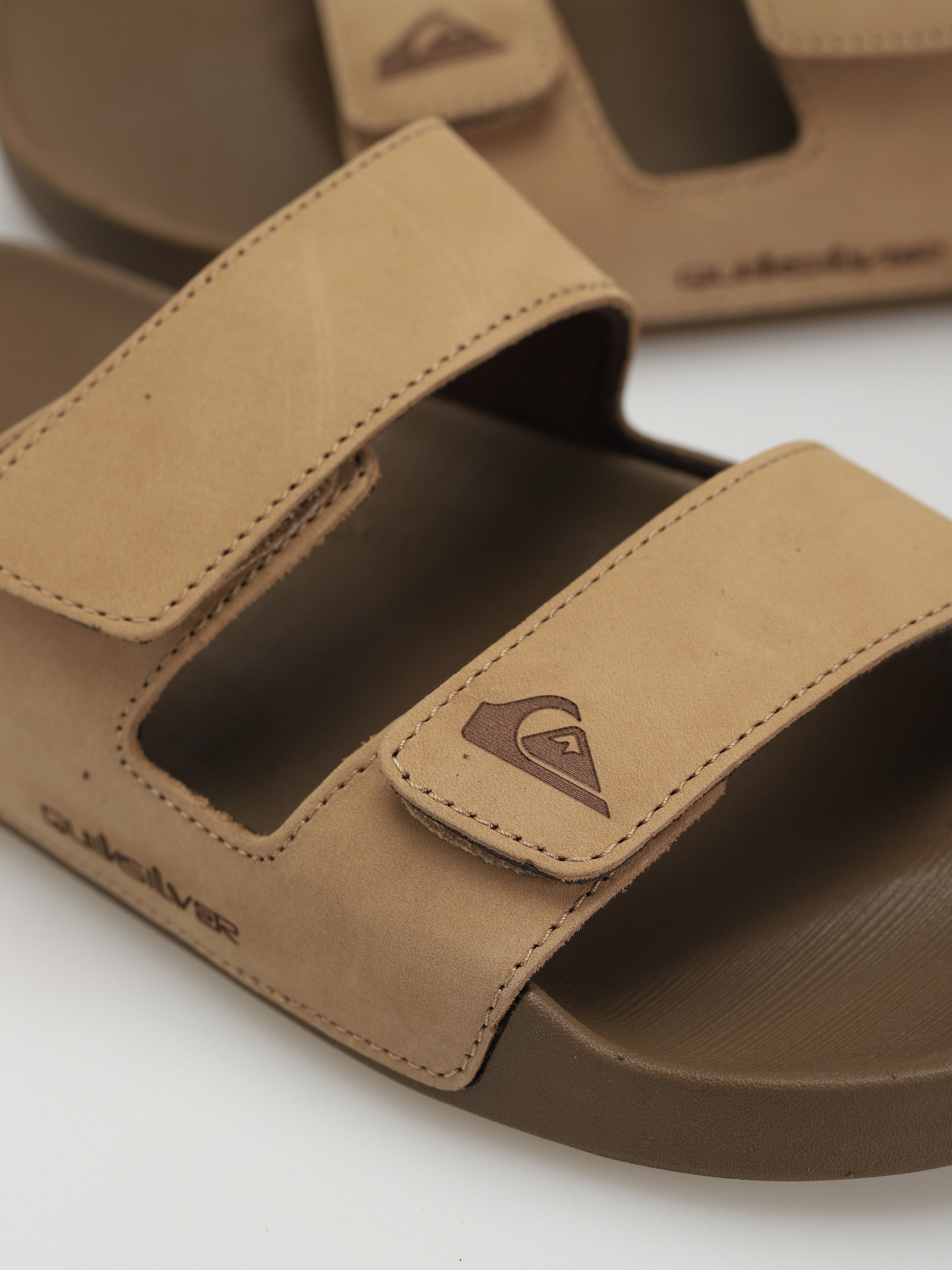 Quiksilver Rivi Leather Flip-flop papucsok (tan 1)