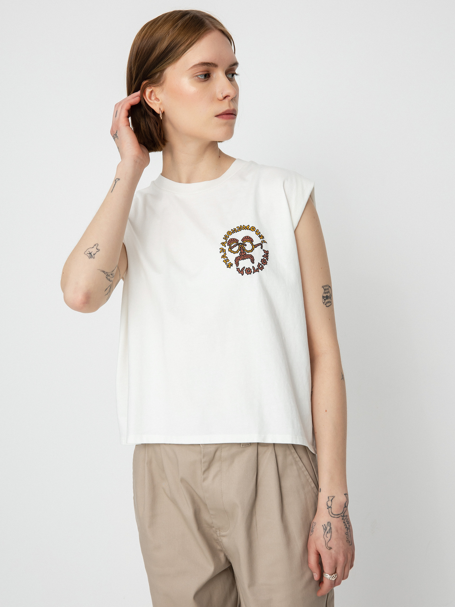 Volcom Connected Minds póló Wmn (star white)