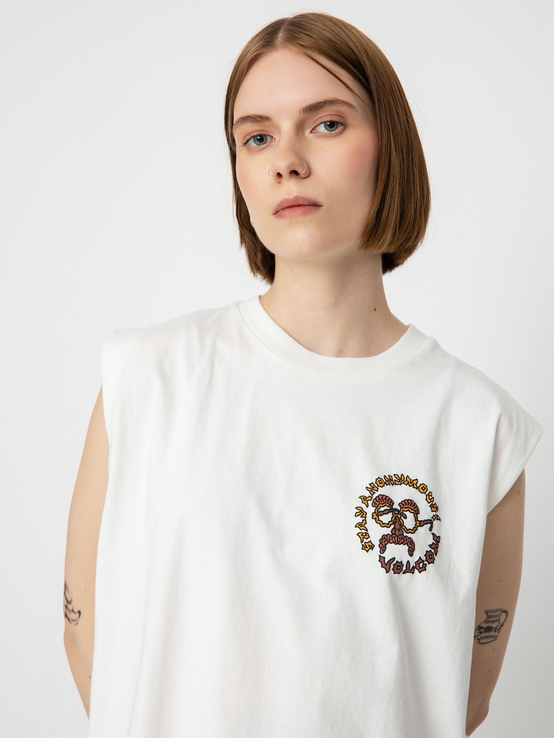 Volcom Connected Minds póló Wmn (star white)