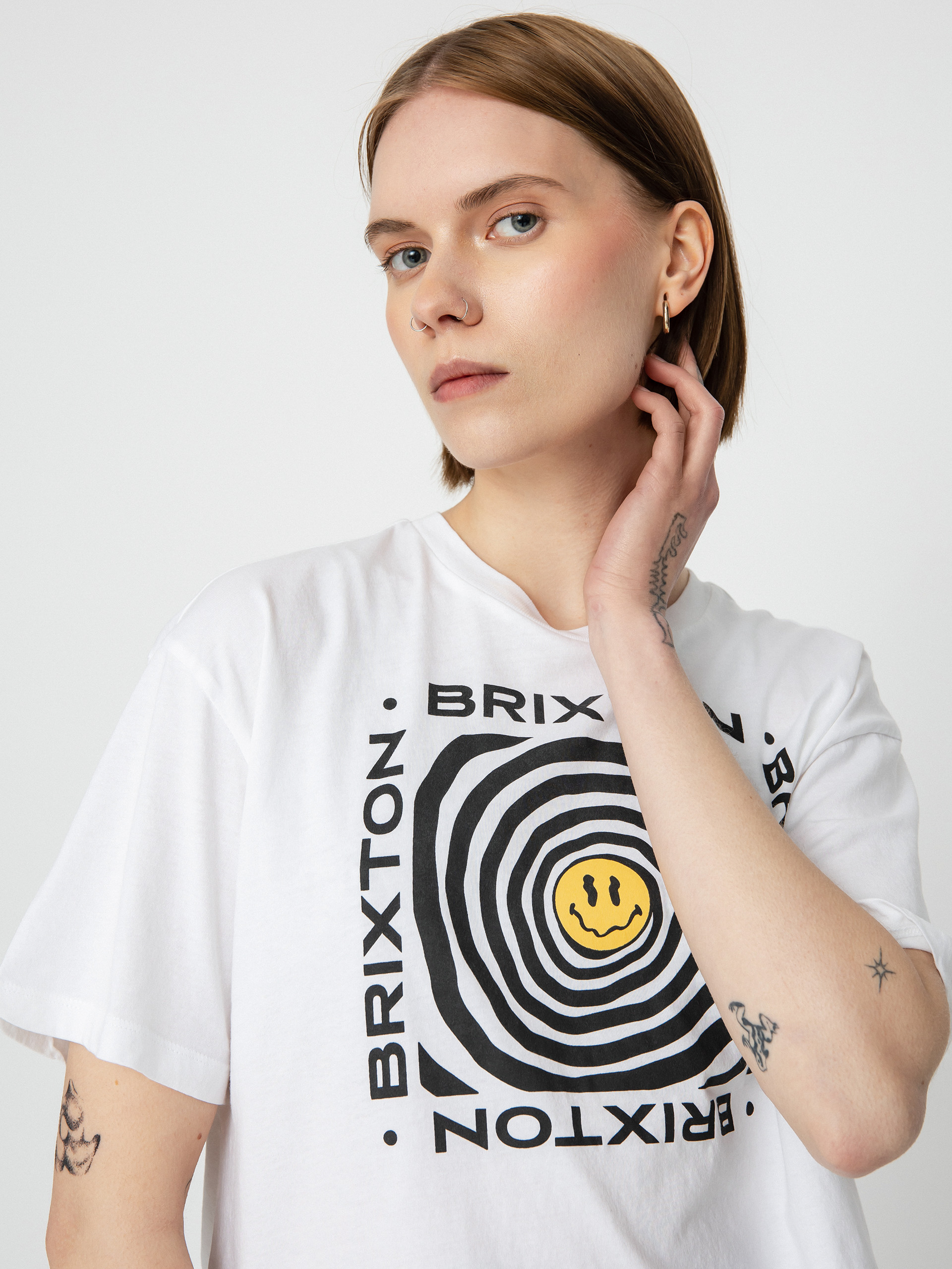Brixton Dizzy Skimmer póló Wmn (white)