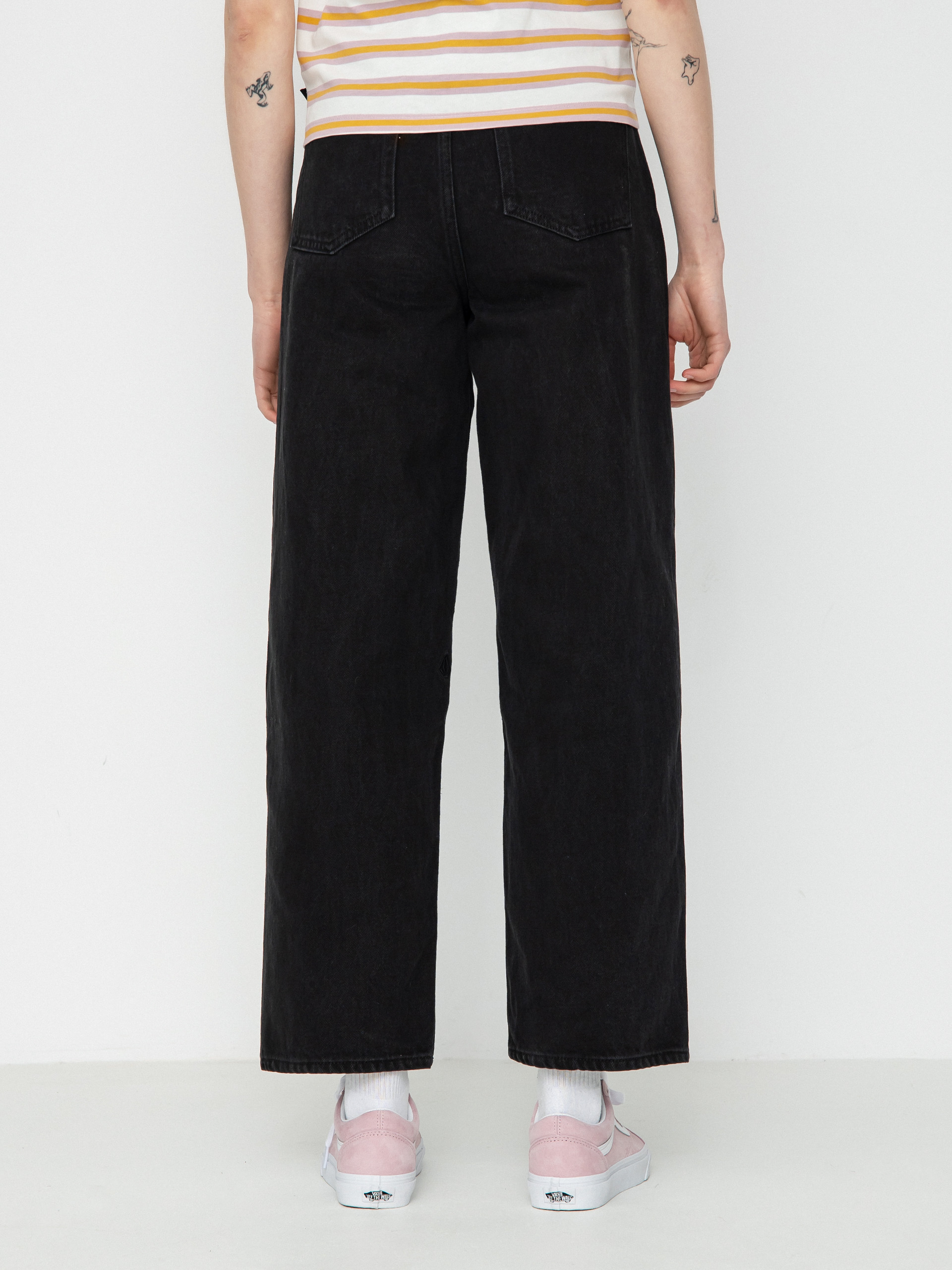 Volcom Weellow Denim Kisnadrág Wmn (black)