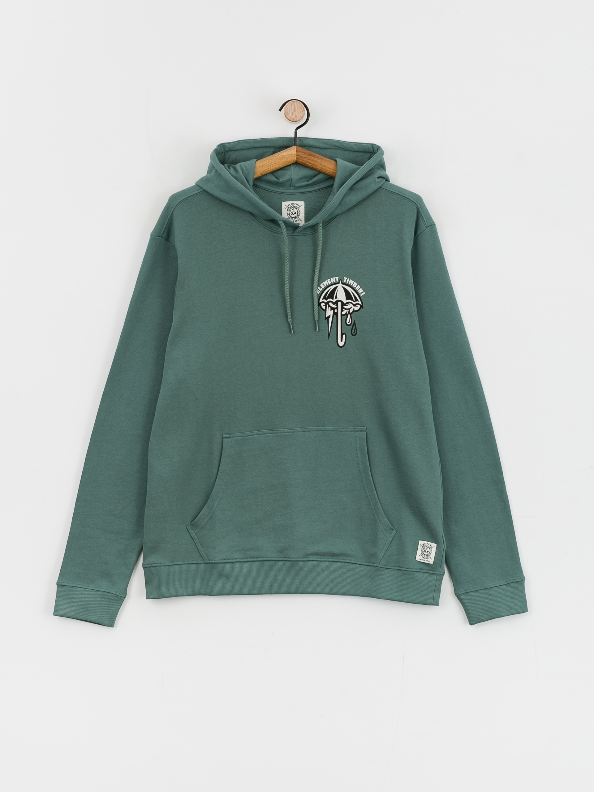 Element Angry Clouds HD Kapucnis pulóver (north atlantic)