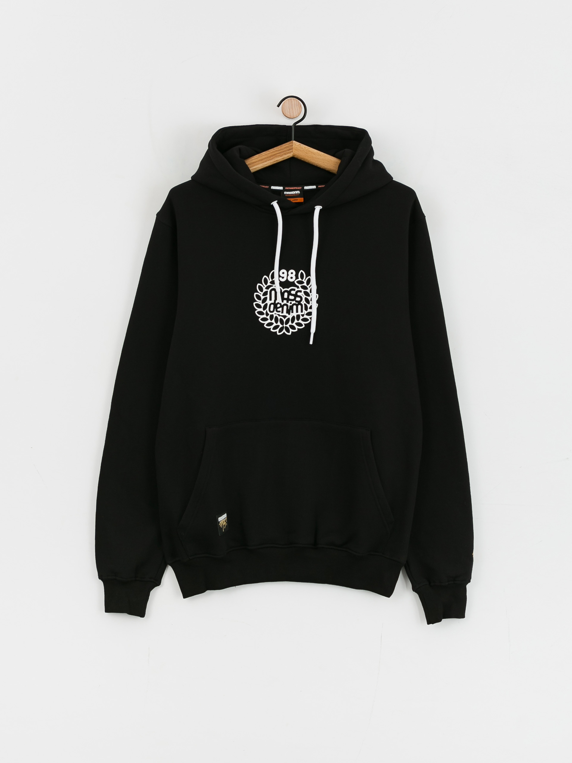 MassDnm Base Medium Logo Kapucnis pulóver (black)