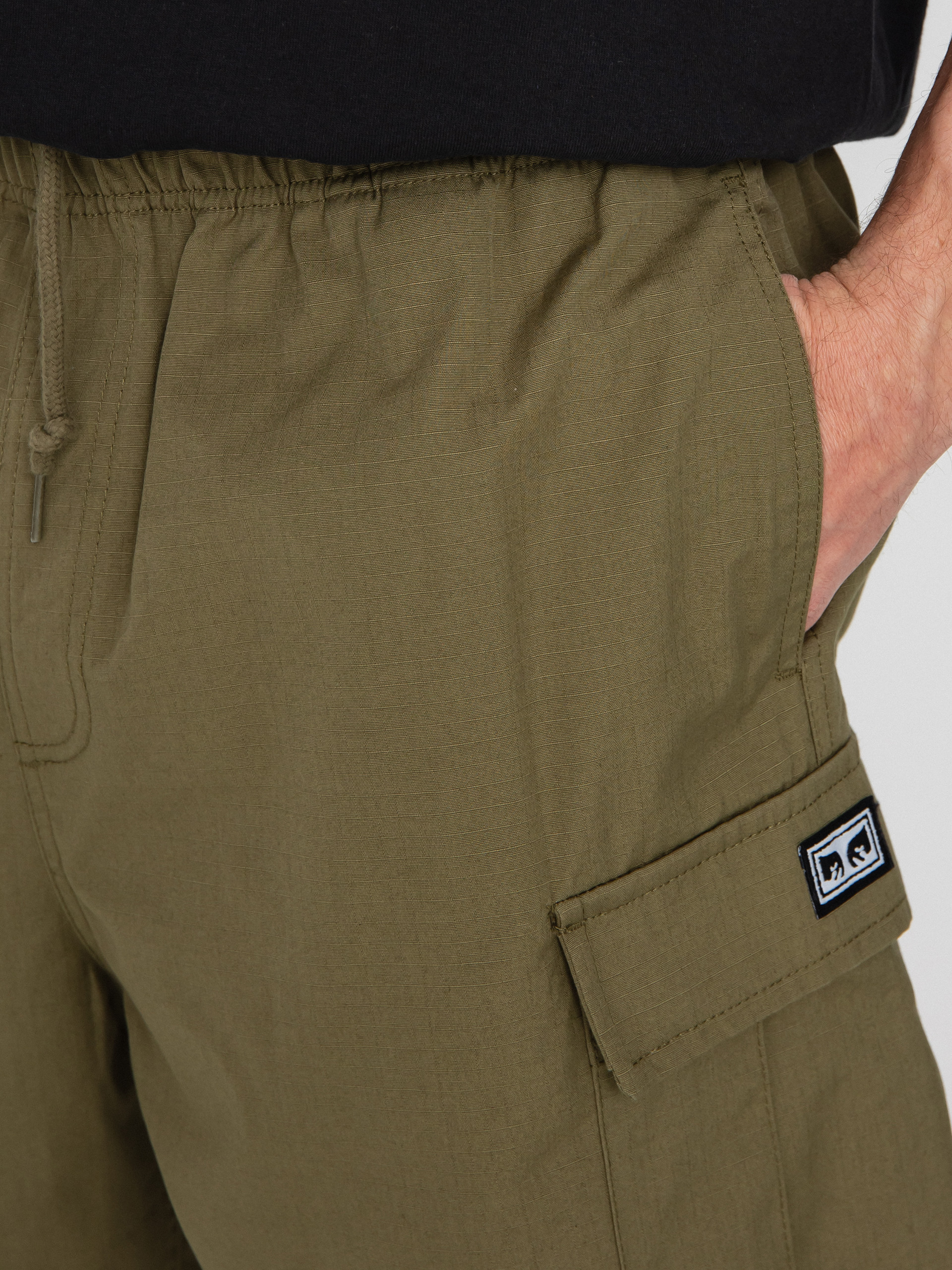 OBEY Easy Ripstop Cargo Rövidnadrág (field green)