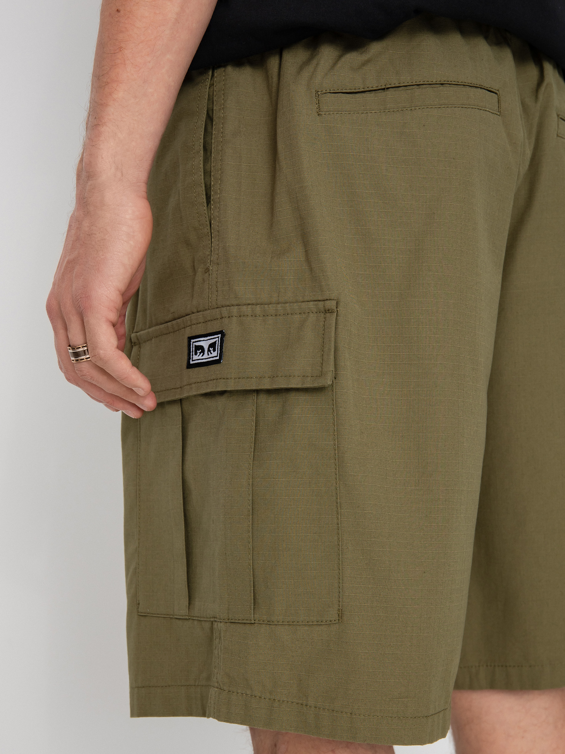 OBEY Easy Ripstop Cargo Rövidnadrág (field green)