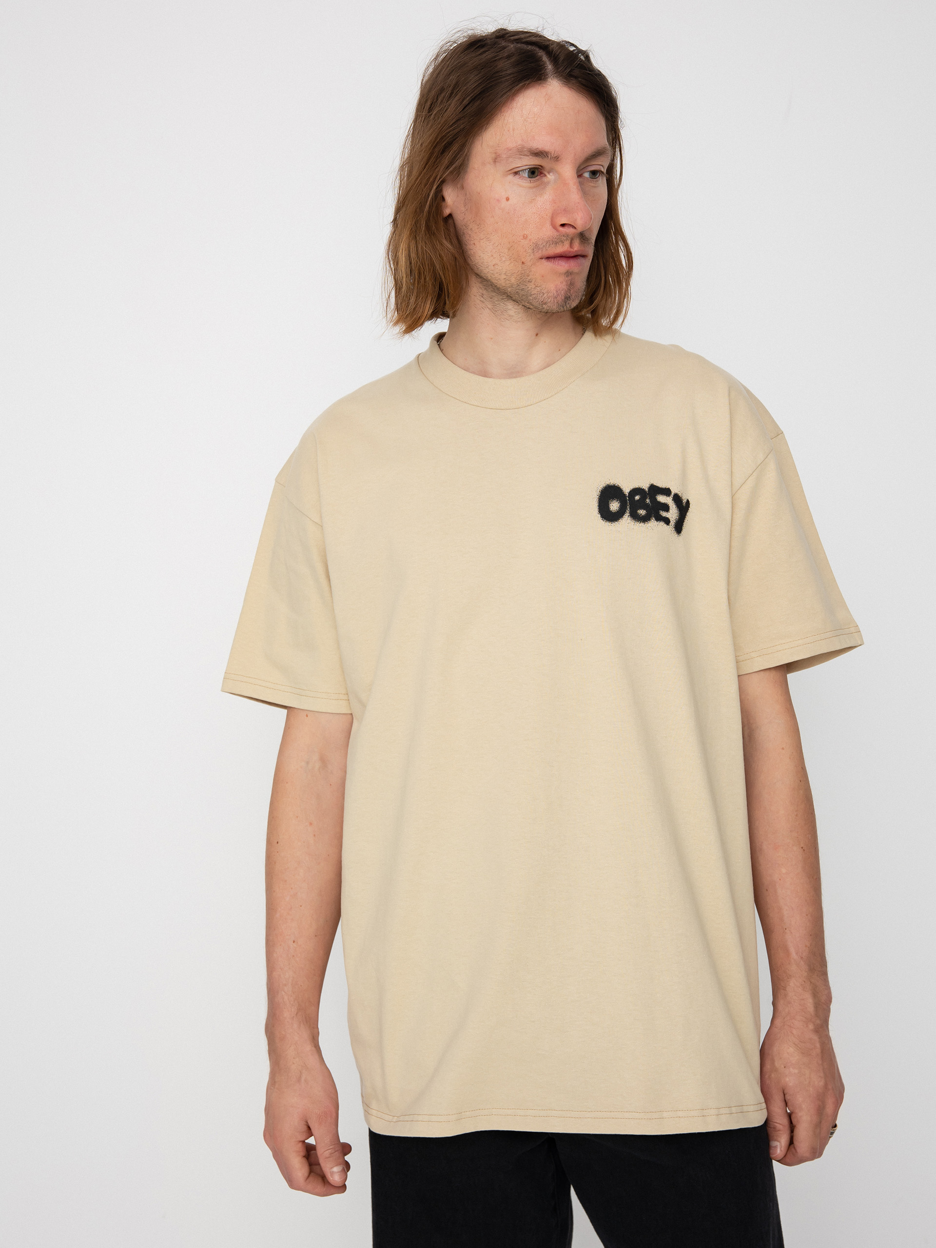 OBEY Visual Design Studio póló (sand)