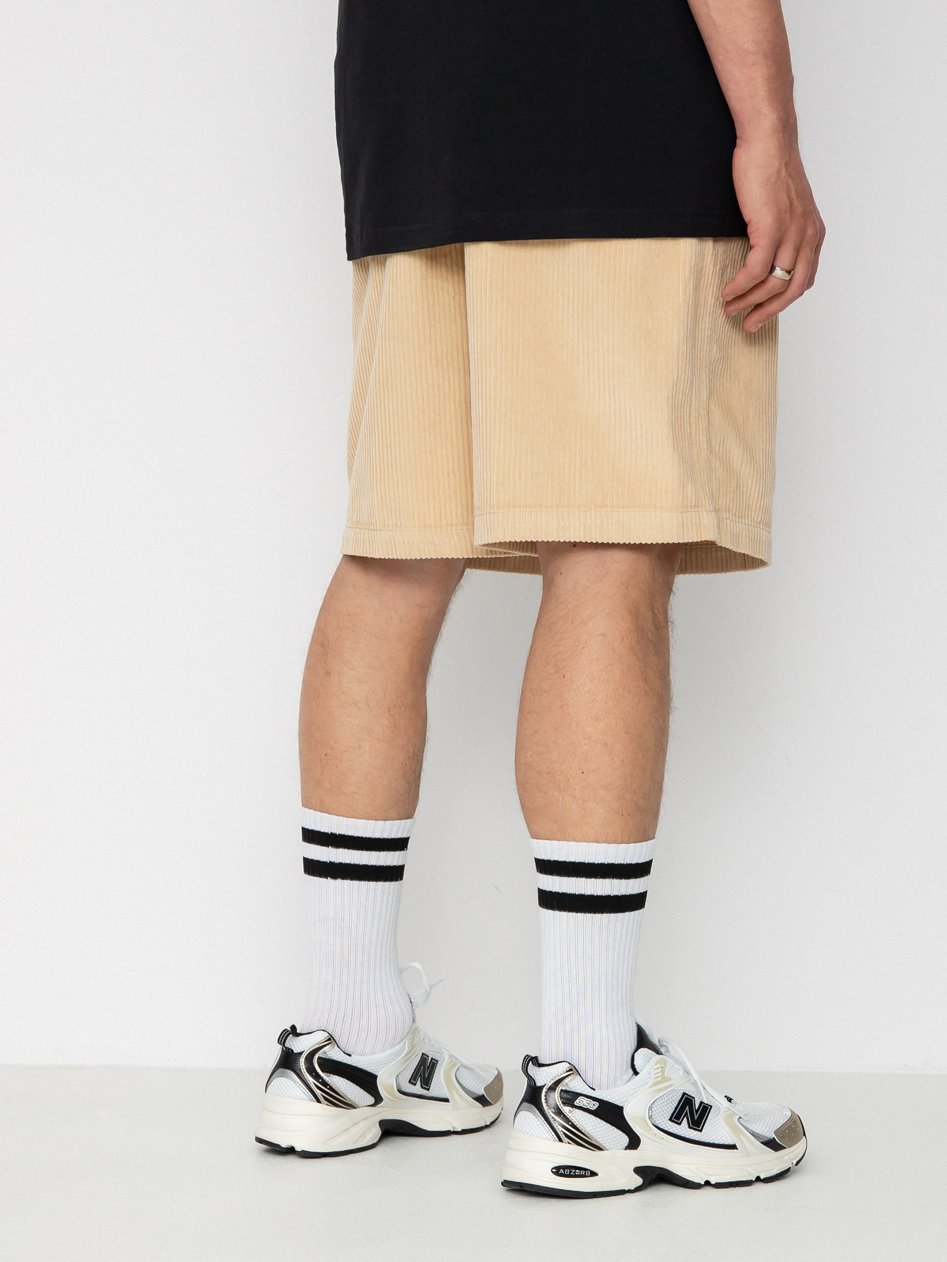 OBEY Easy Relaxed Corduroy Rövidnadrág (irish cream)