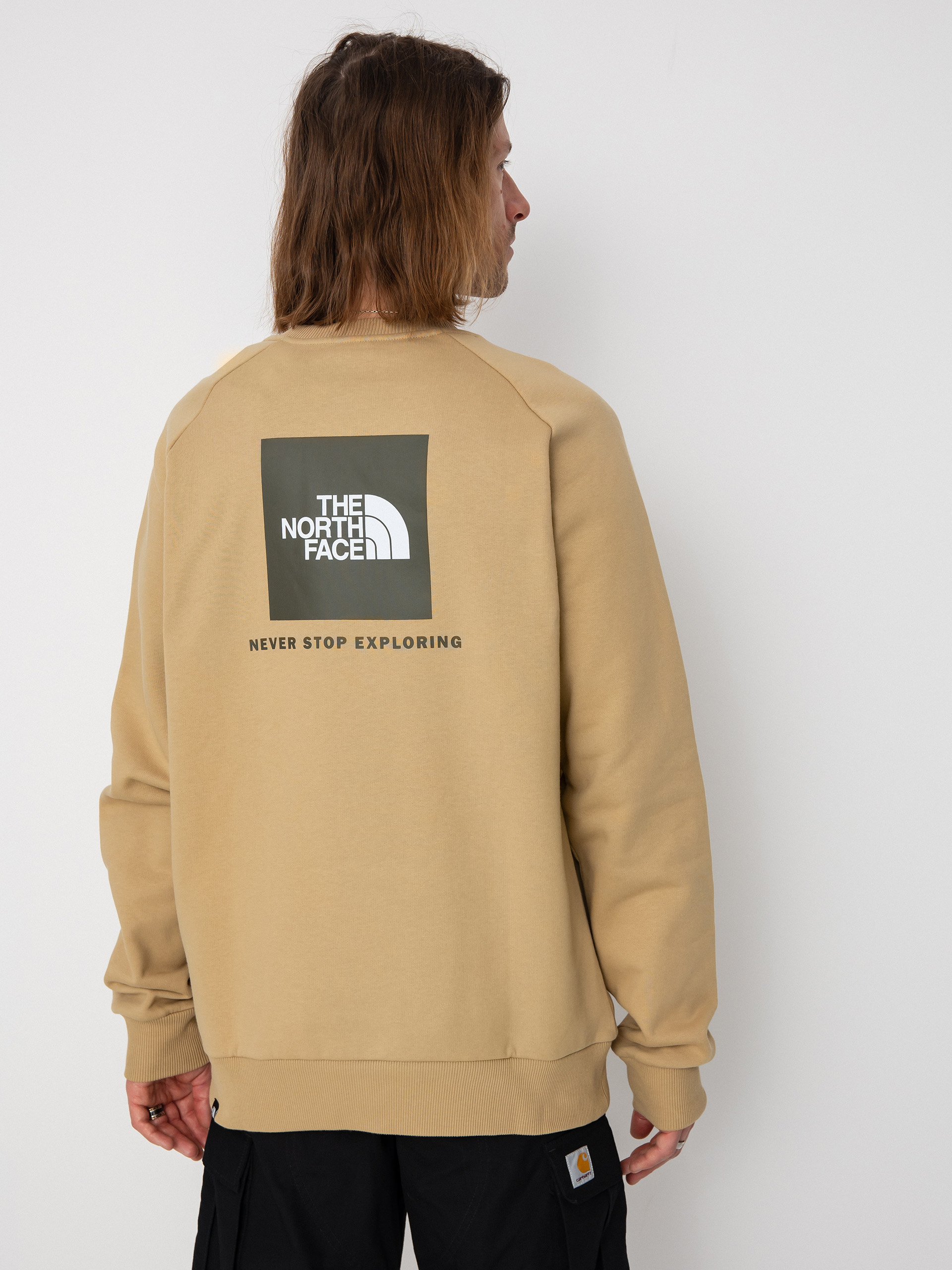 The North Face Raglan Redbox Pulóver (khaki stone)