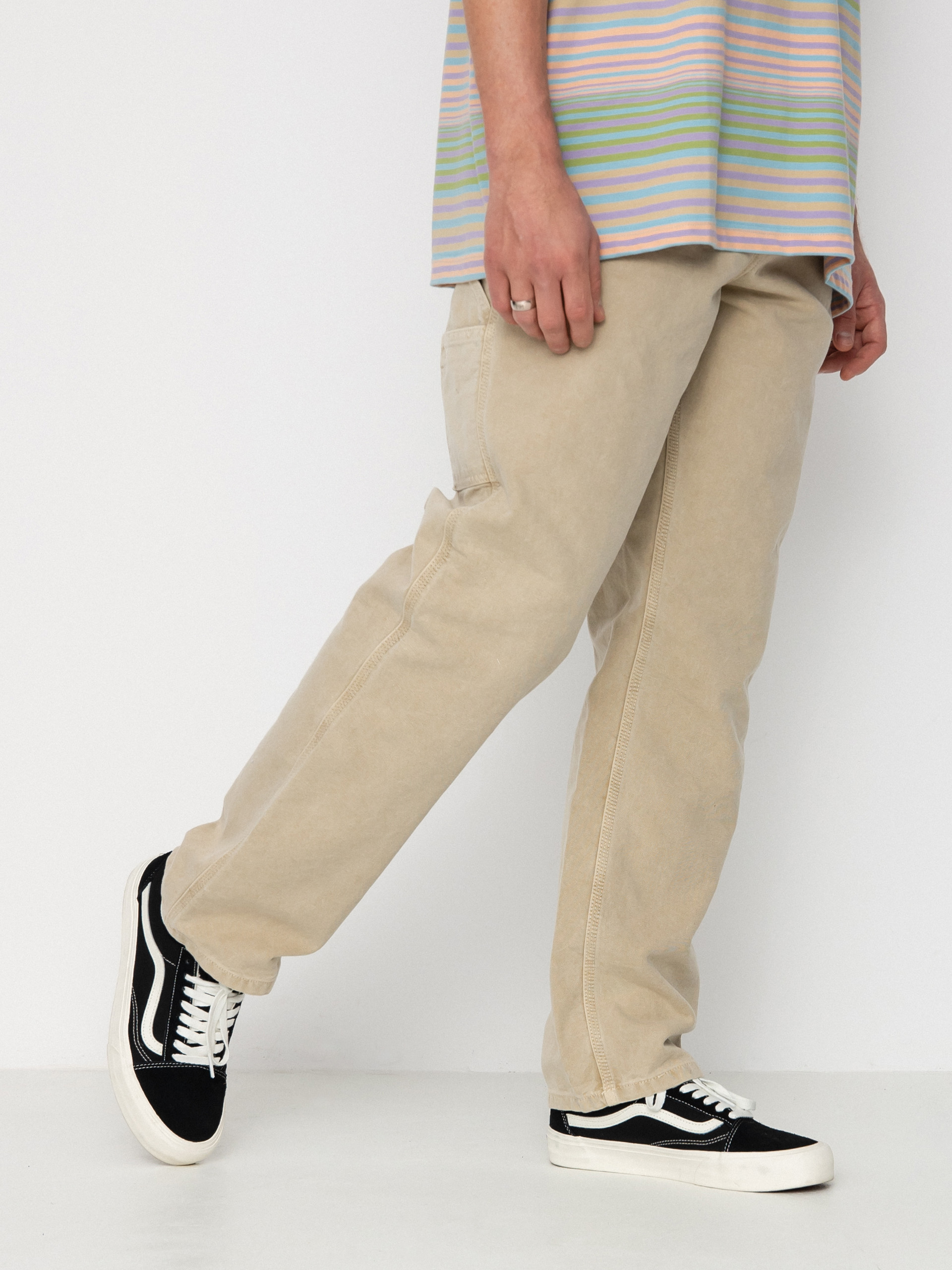 Carhartt WIP Single Knee Kisnadrág (dusty h brown)