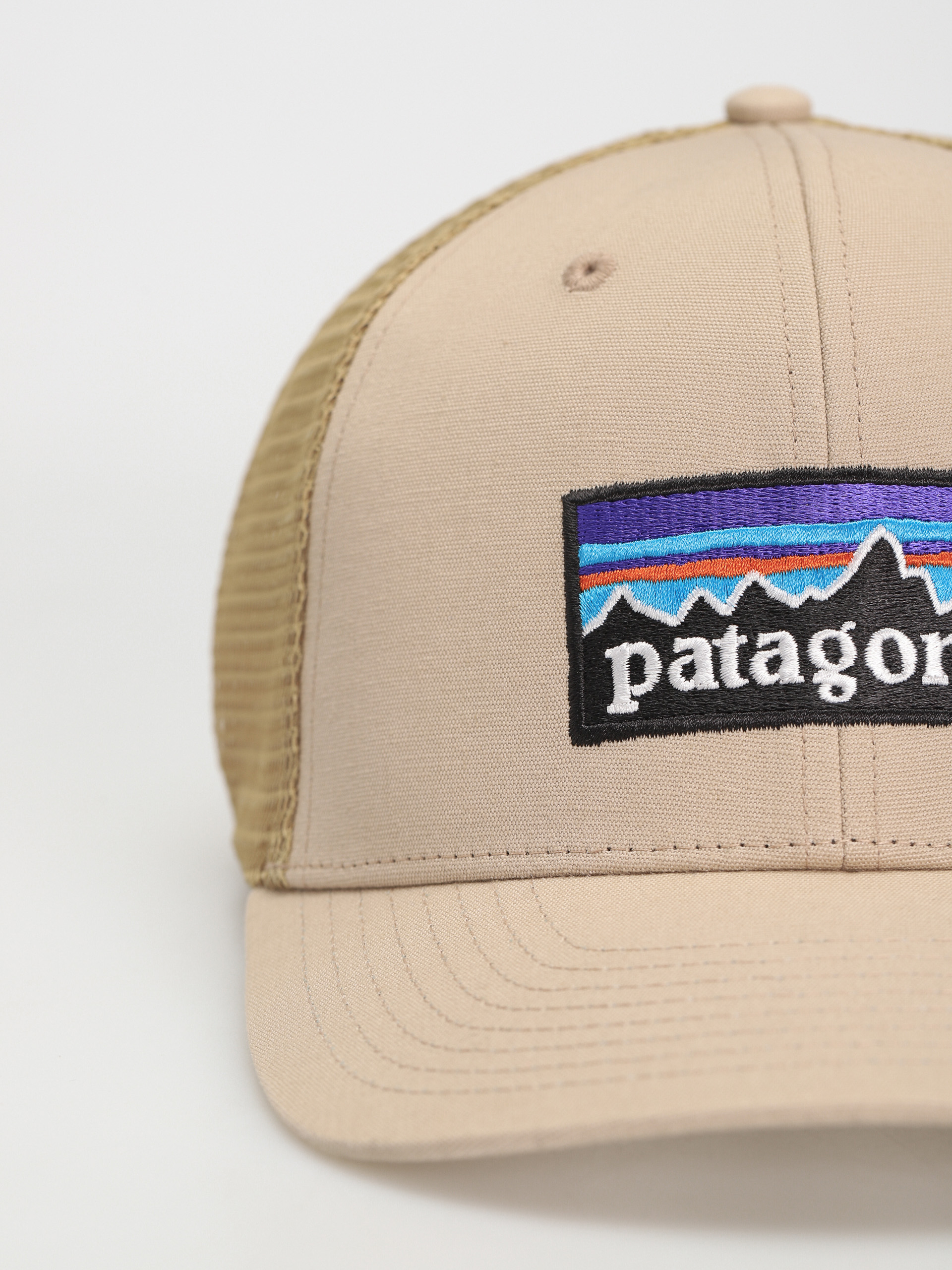 Patagonia P 6 Logo Trucker Baseball sapka (oar tan w/classic tan)