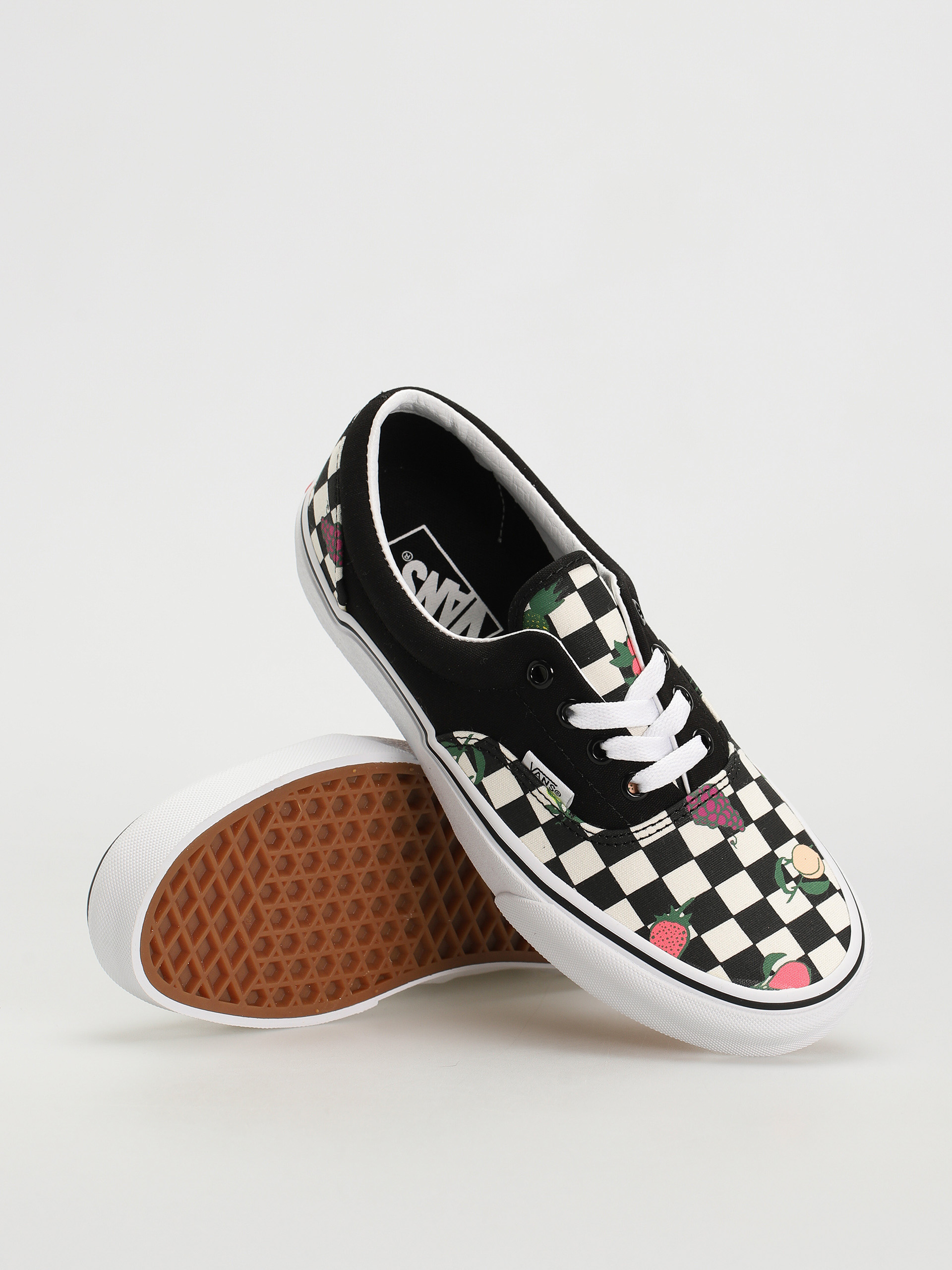 Vans Era Cipők Wmn (fruit checkerboard black/white)