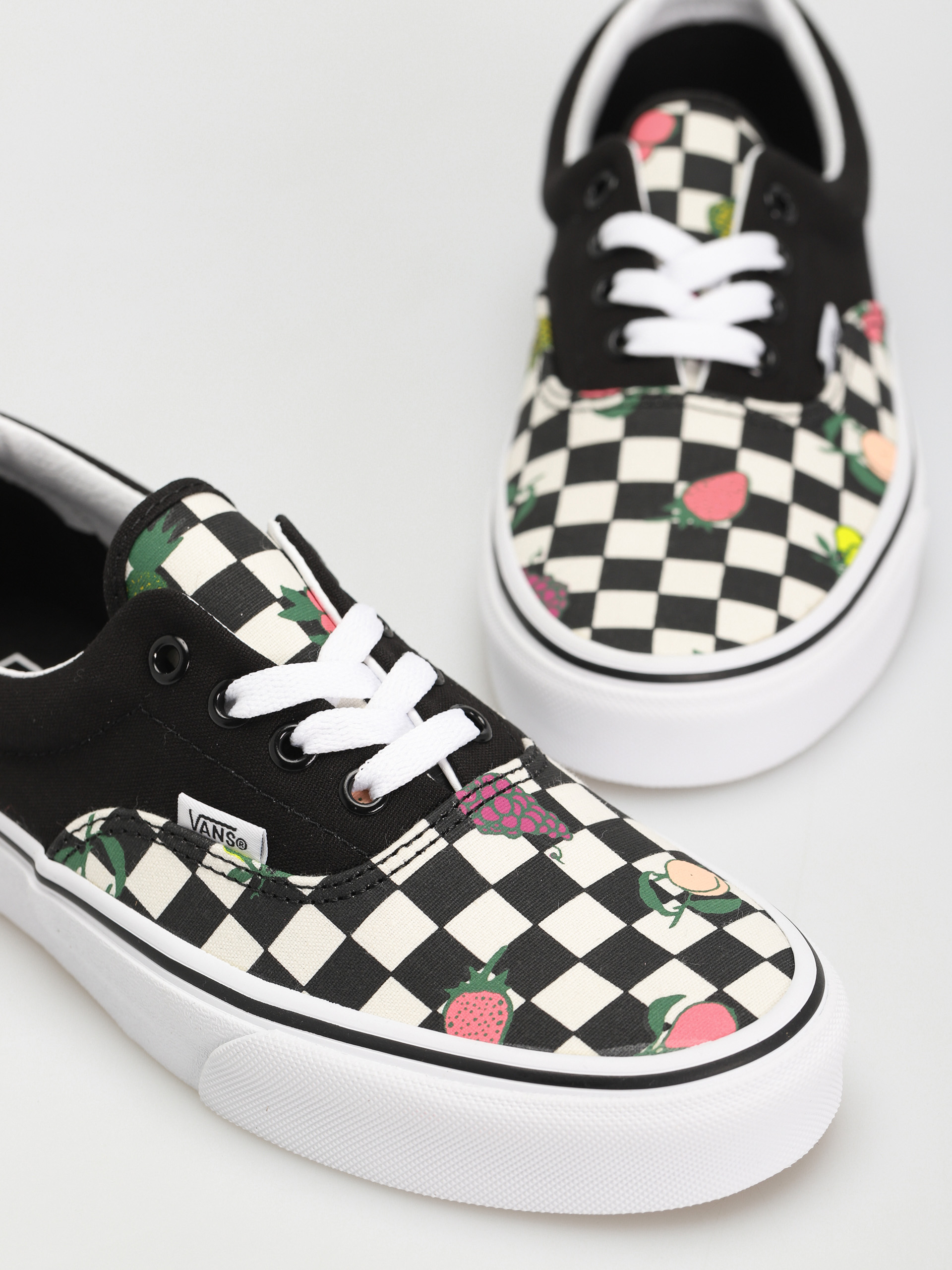 Vans Era Cipők Wmn (fruit checkerboard black/white)