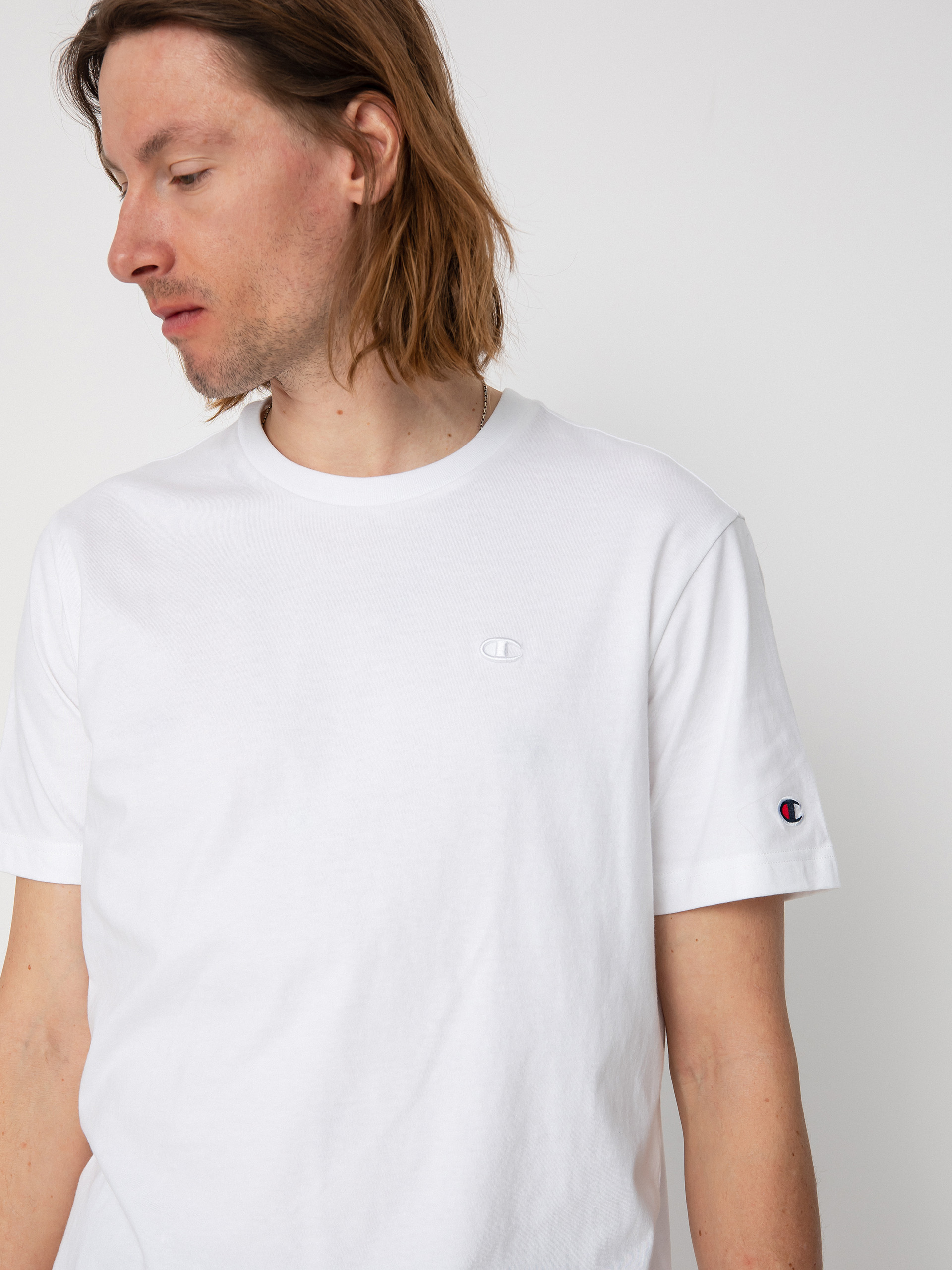 Champion Crewneck T-Shirt 218496 póló (wht)