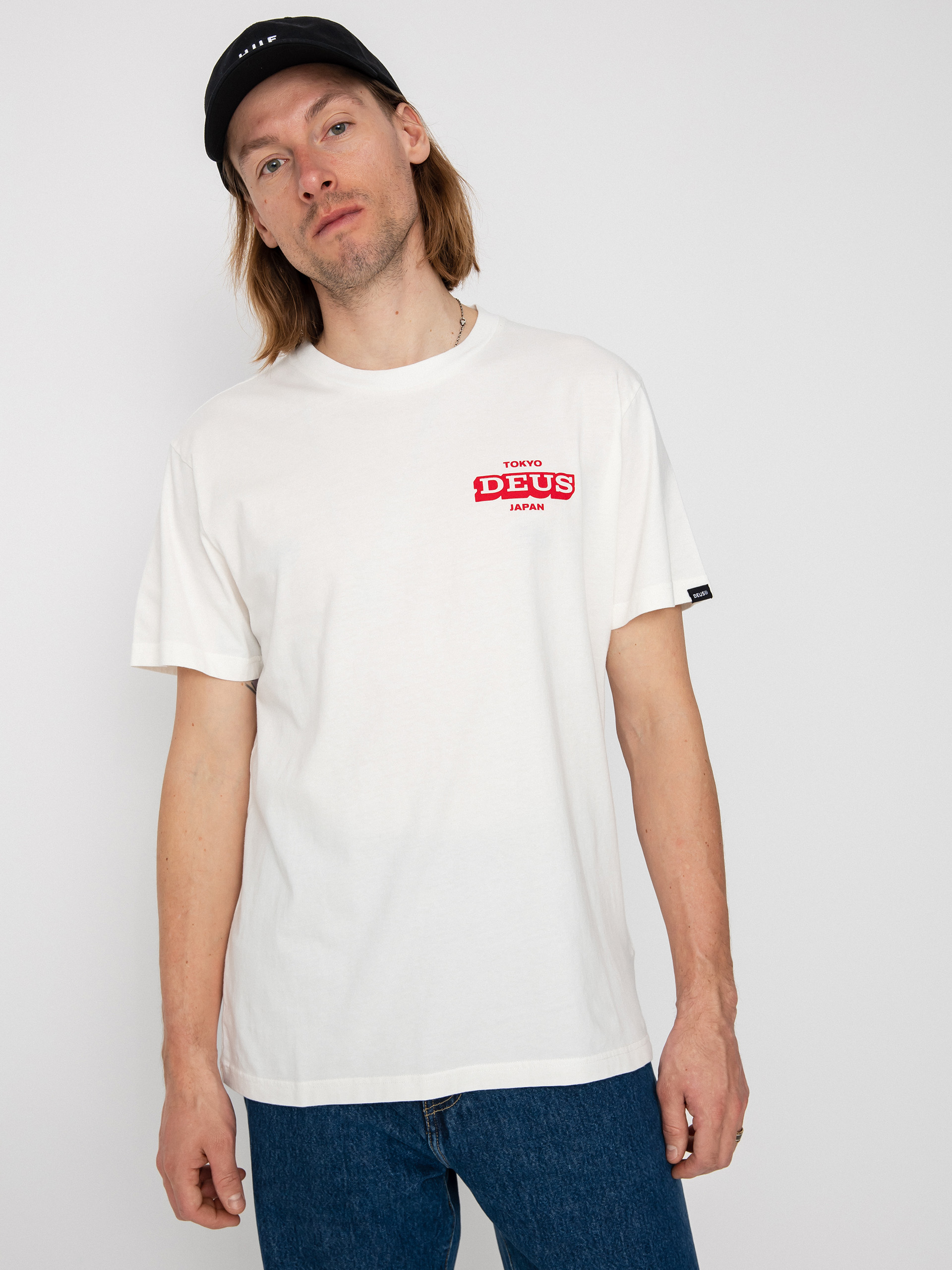 Deus Ex Machina Redline póló (vintage wite)