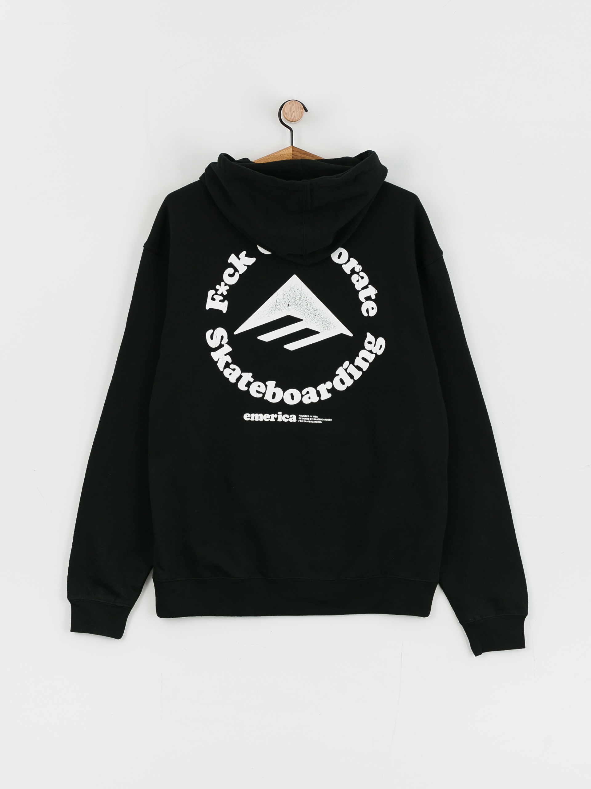 Emerica Eff Corporate 2 HD Kapucnis pulóver (black)