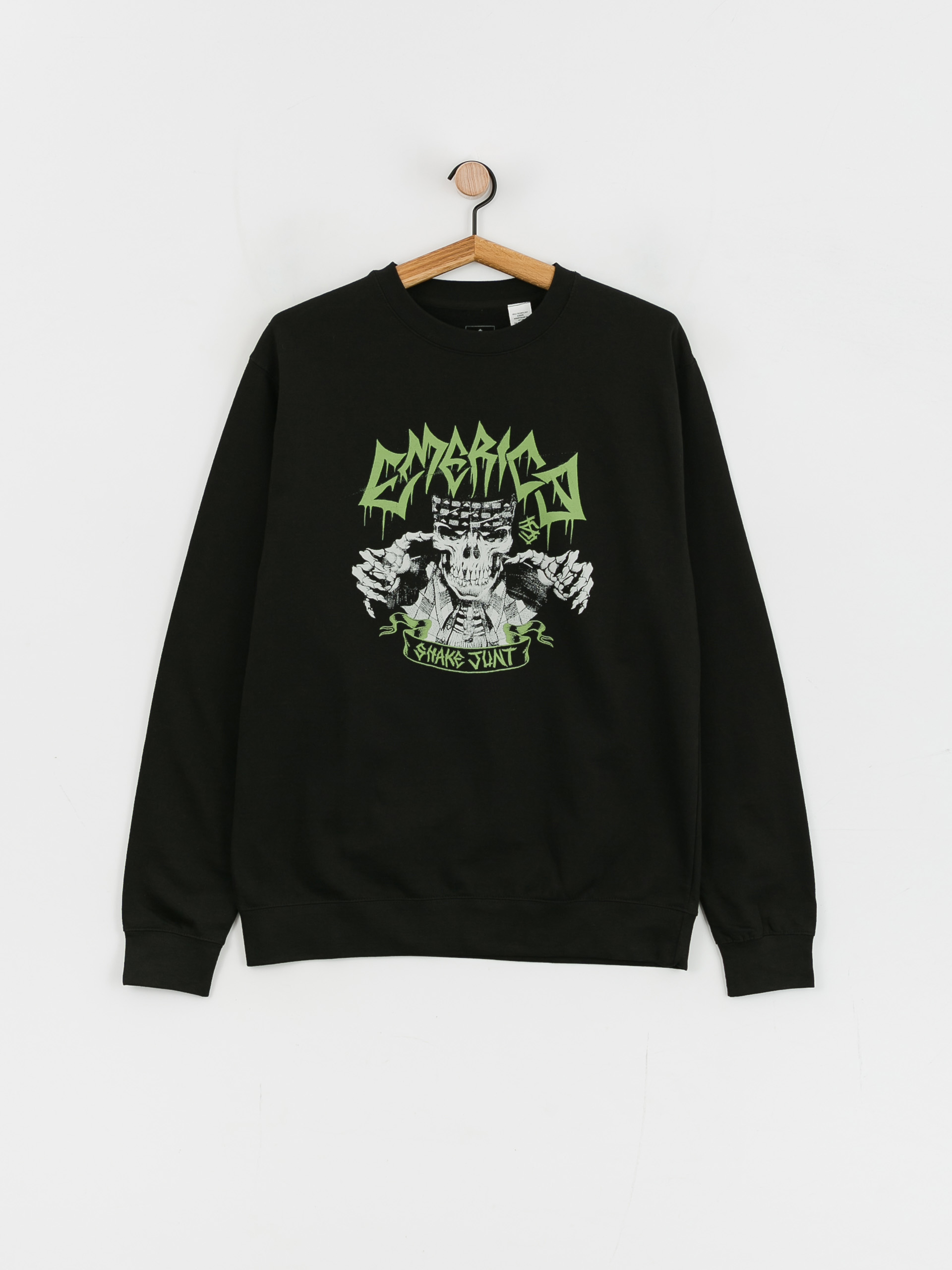 Emerica Shake Junt Skull Crewneck Pulóver (black)