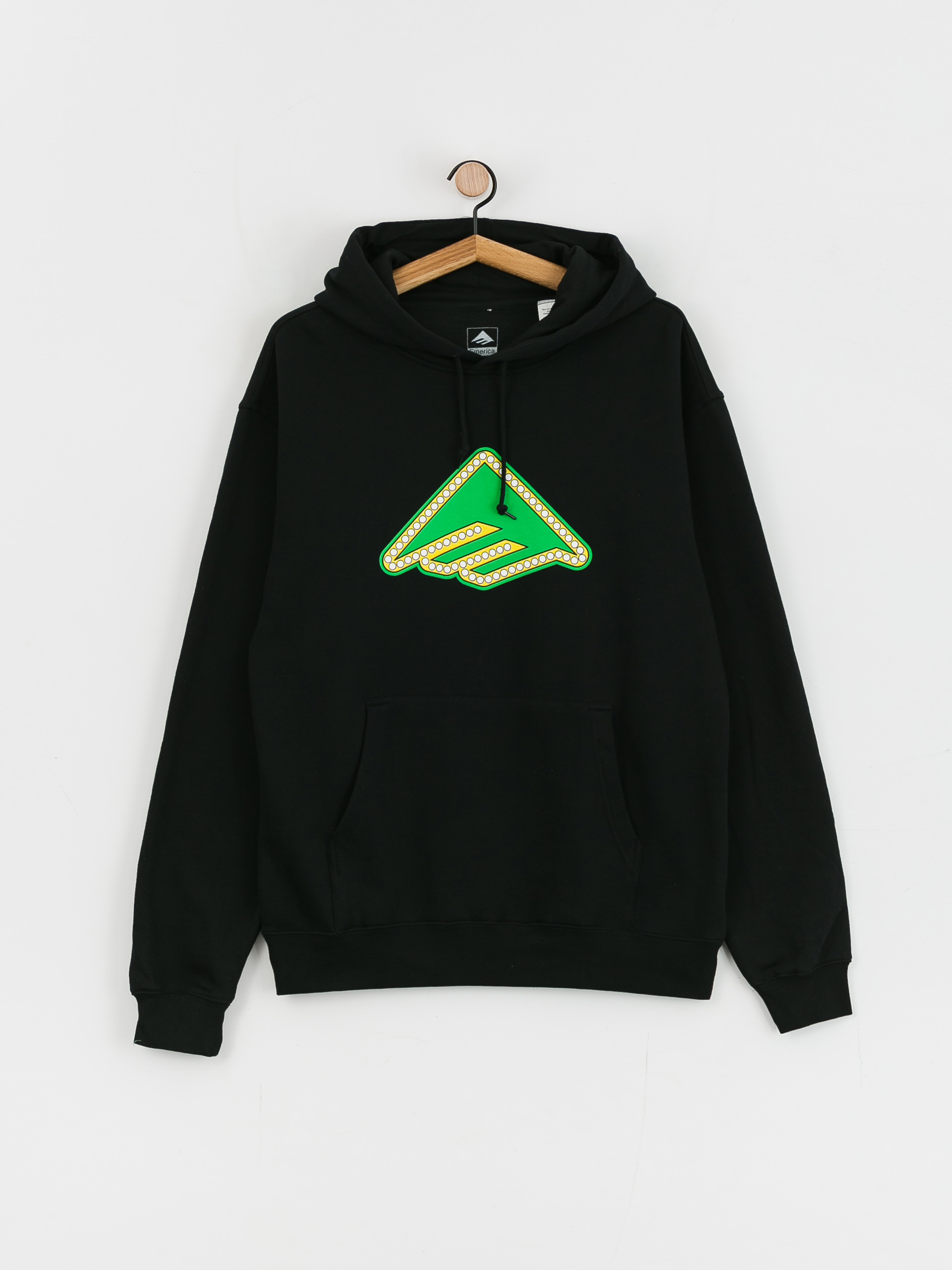 Emerica Shake Junt Triangle Lights HD Kapucnis pulóver (black)