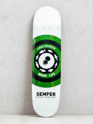 Semper Skateboards Sealife Gördeszka lap (green)