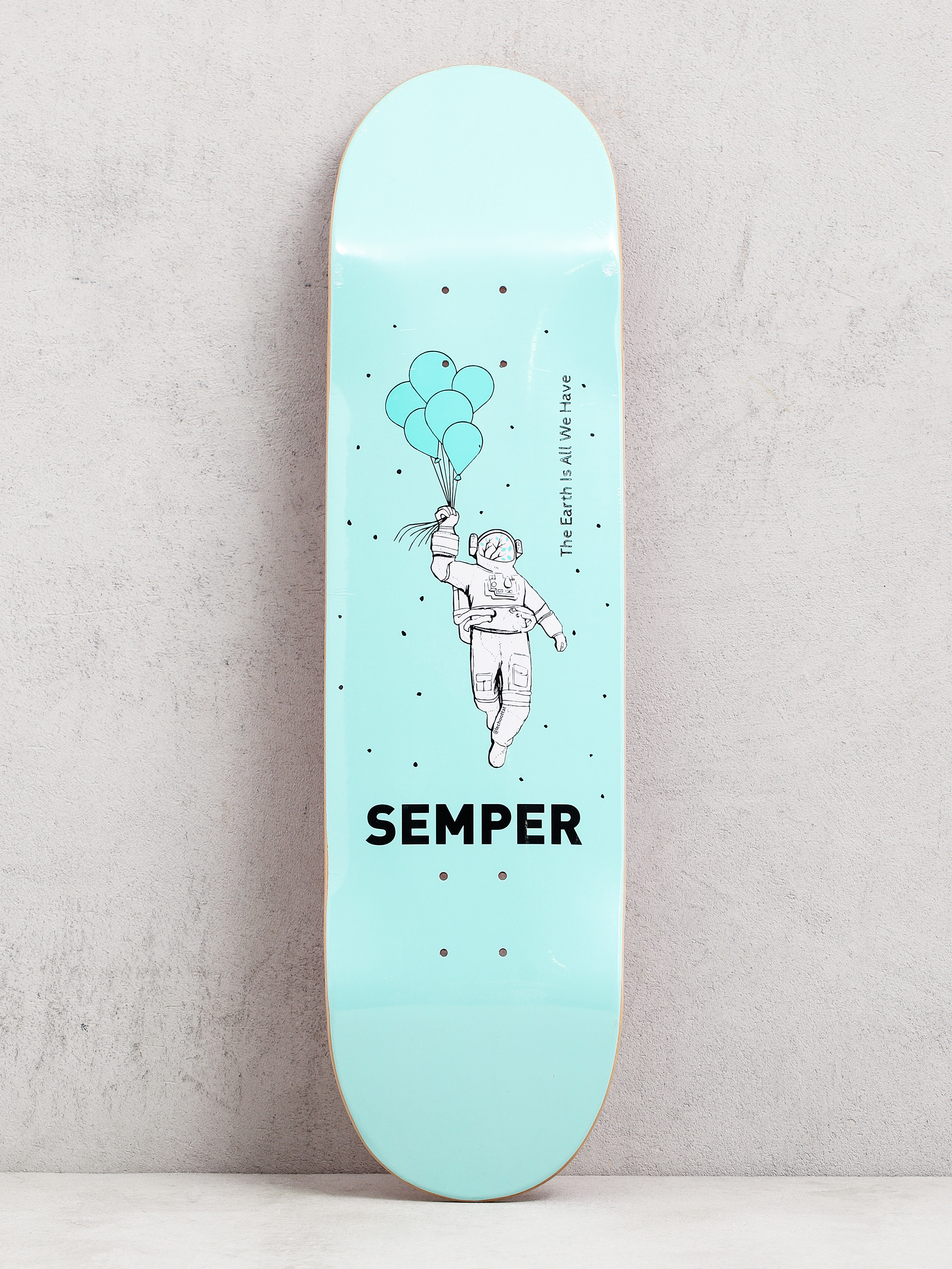 Semper Skateboards Astronaut Gördeszka lap (green)