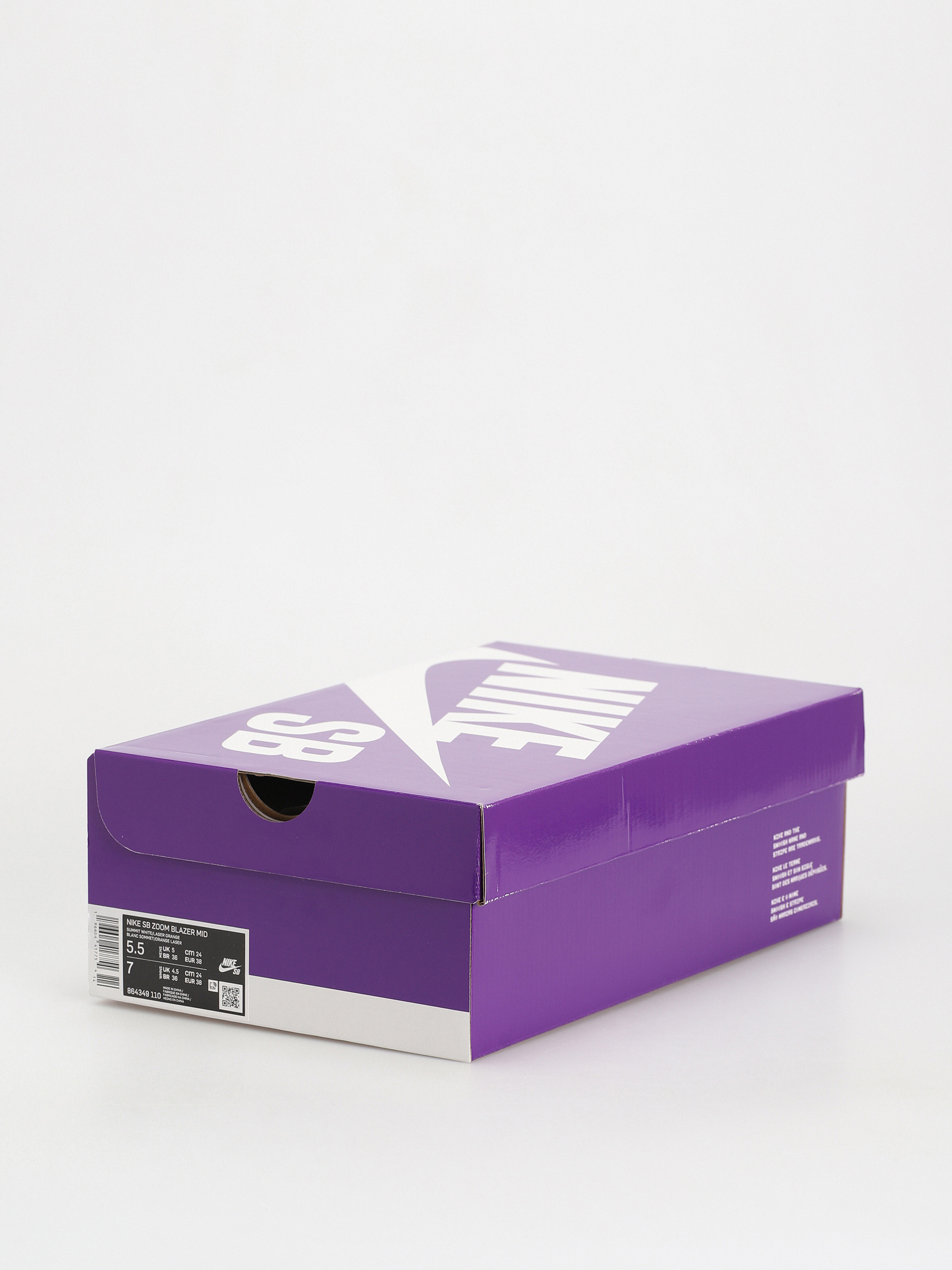 Nike SB Zoom Blazer Mid Cipők (summit white/laser orange summit white)