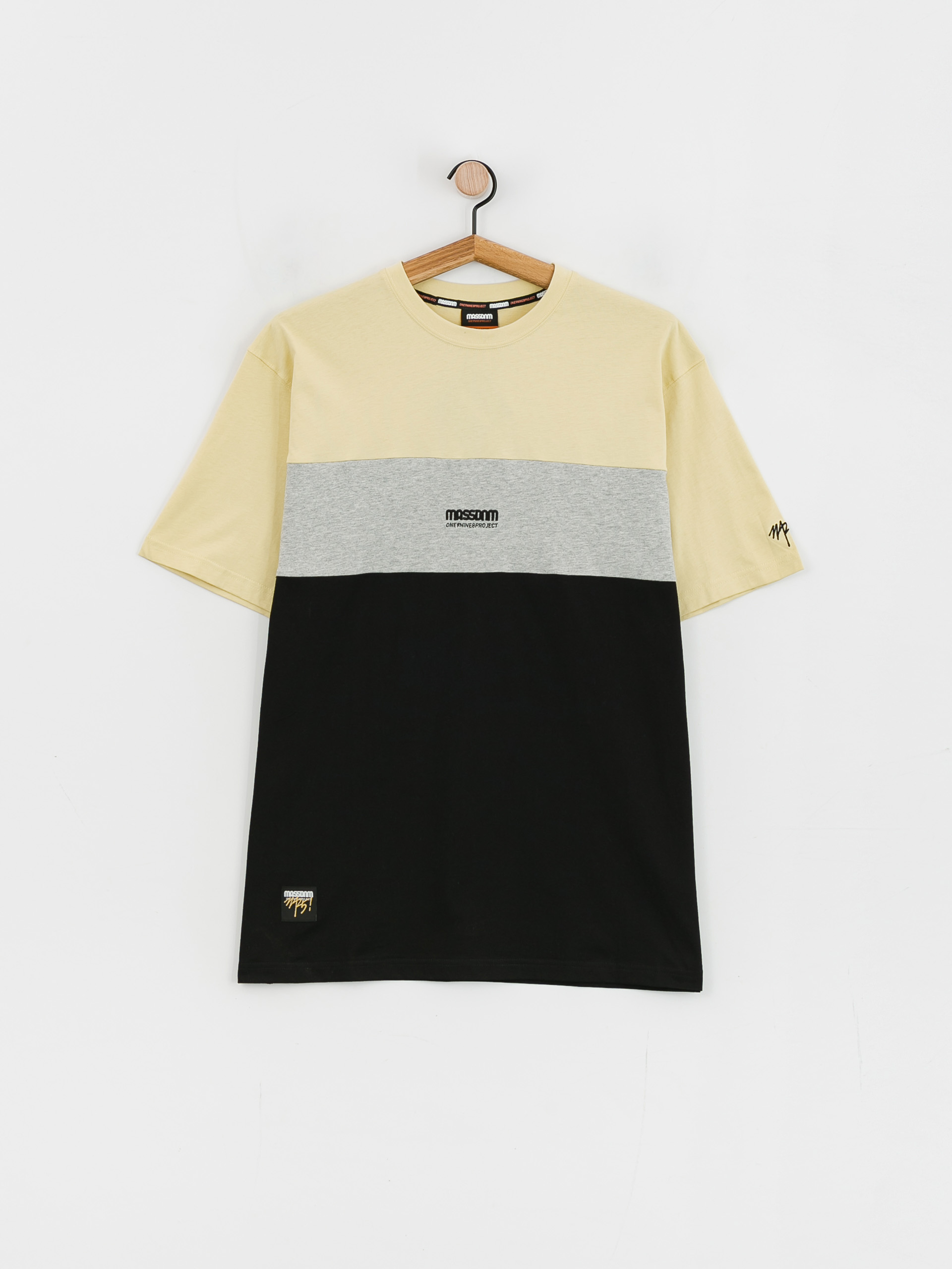 MassDnm Target Póló (sand/heather grey/black)