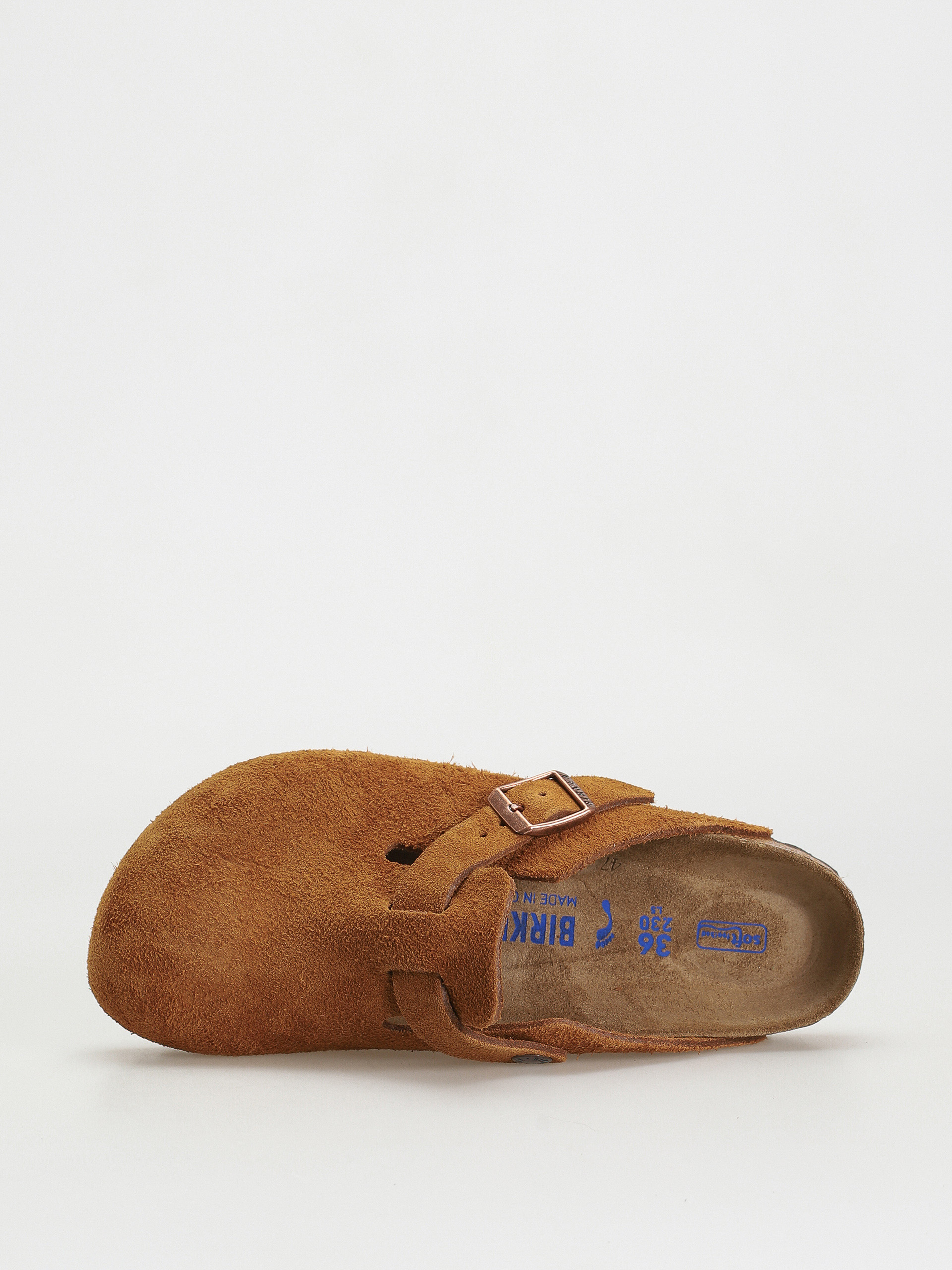 Birkenstock Boston Suede Narrow Flip-flop papucsok Wmn (mink)