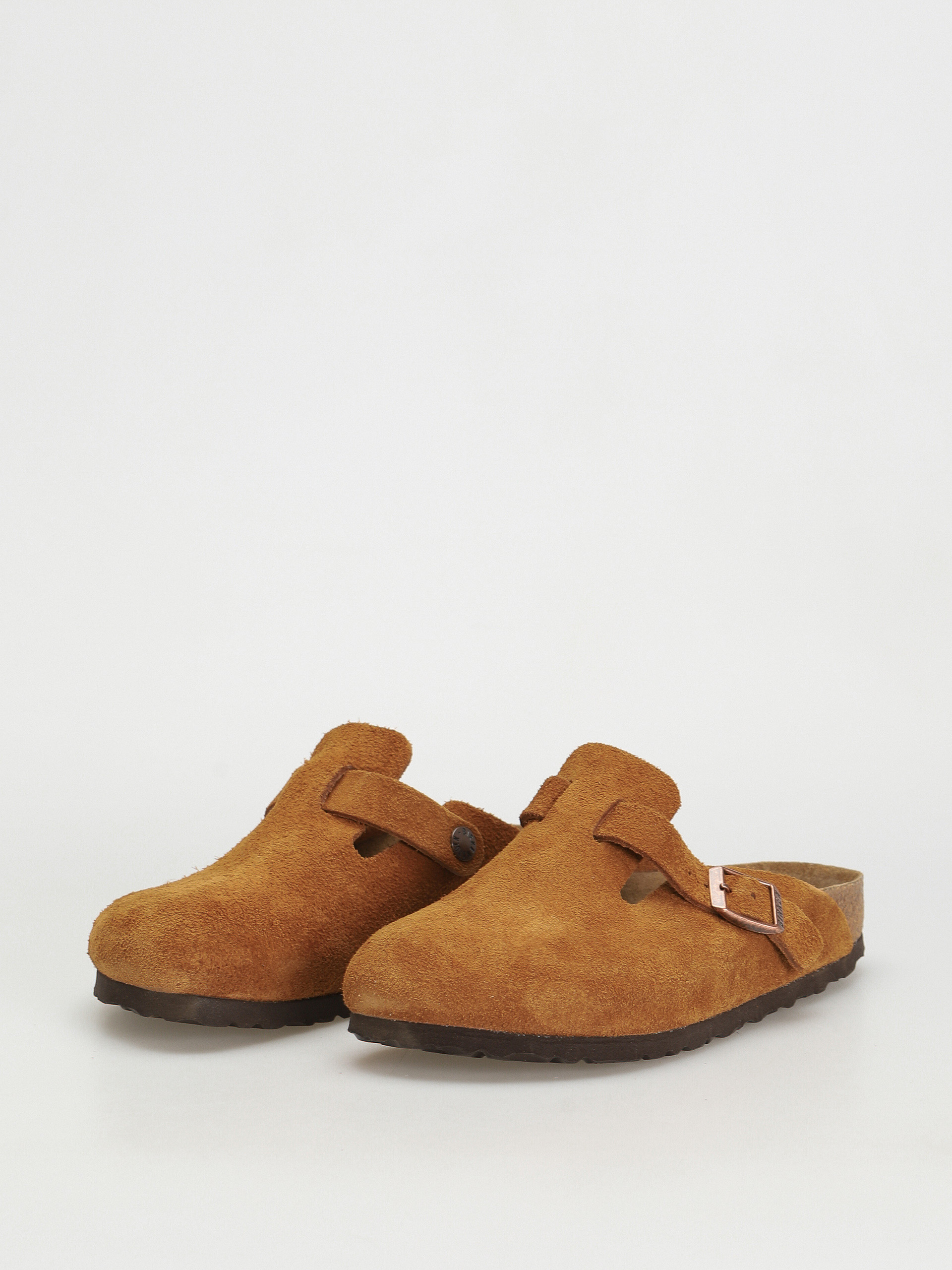 Birkenstock Boston Suede Narrow Flip-flop papucsok Wmn (mink)