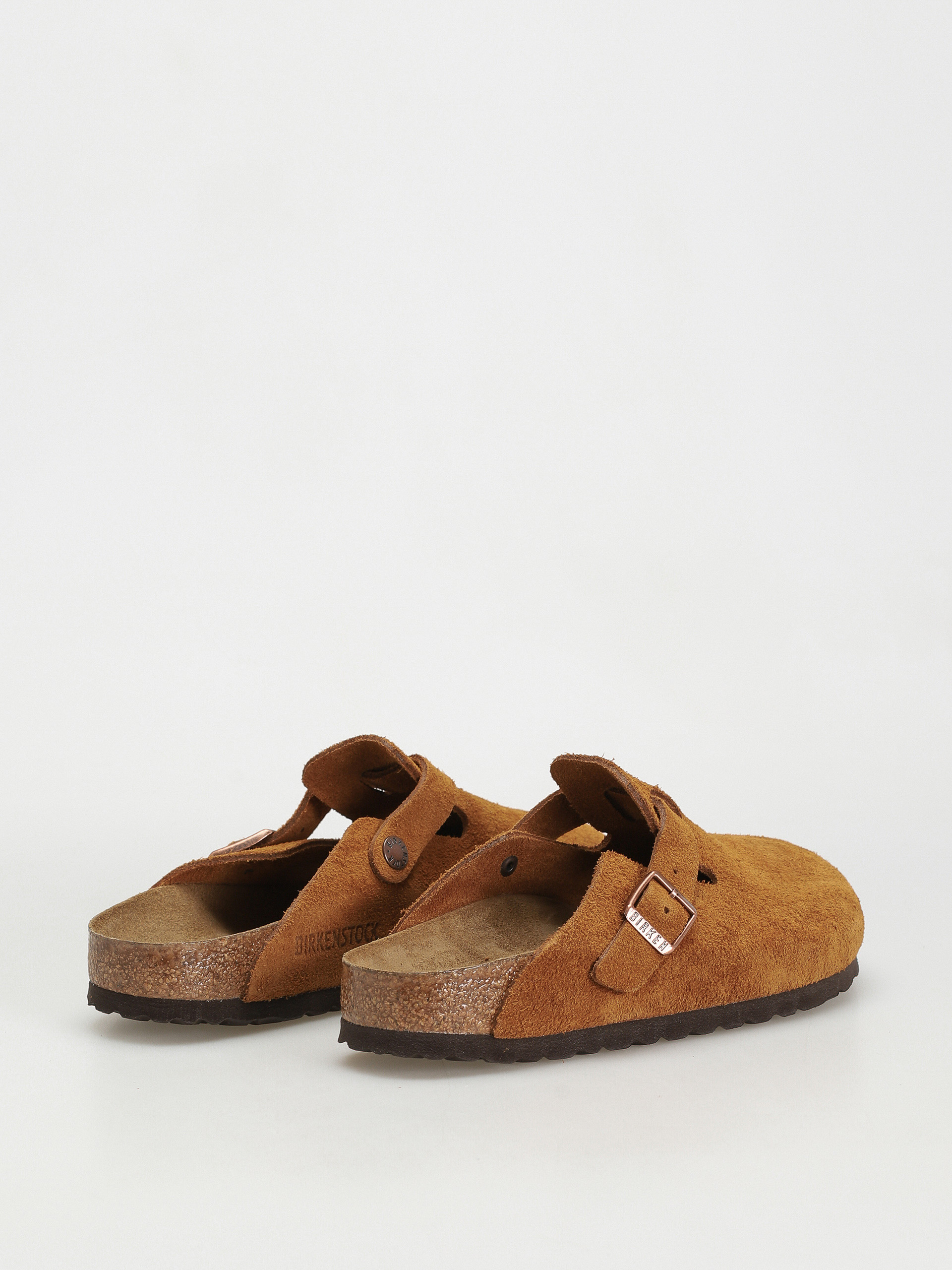 Birkenstock Boston Suede Narrow Flip-flop papucsok Wmn (mink)