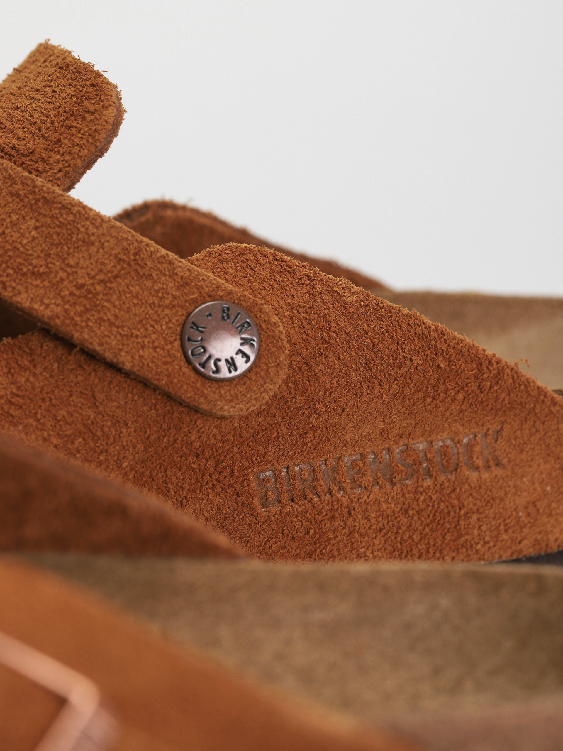 Birkenstock Boston Suede Narrow Flip-flop papucsok Wmn (mink)