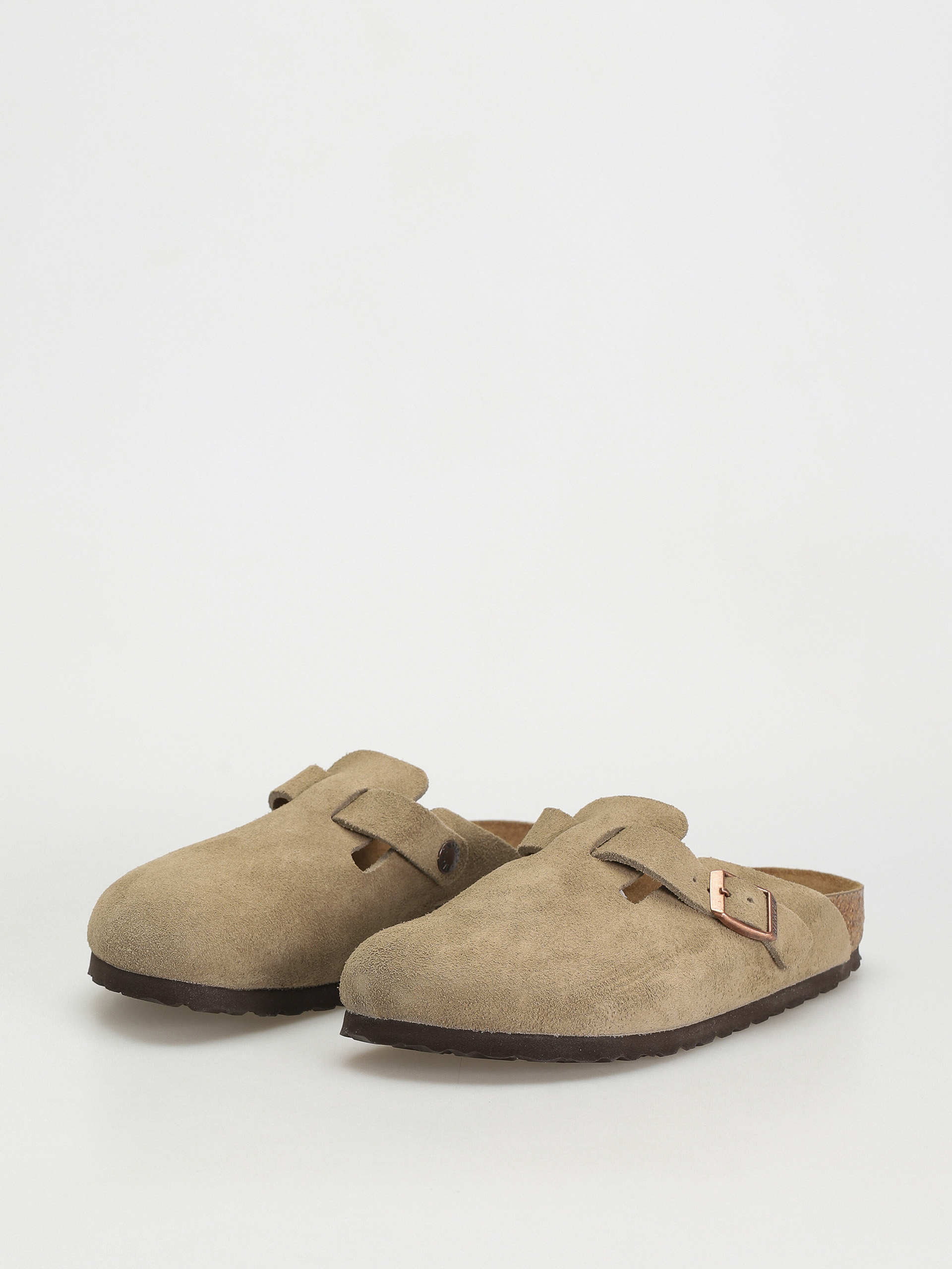 Birkenstock Boston SFB Suede Narrow Flip-flop papucsok Wmn (taupe)