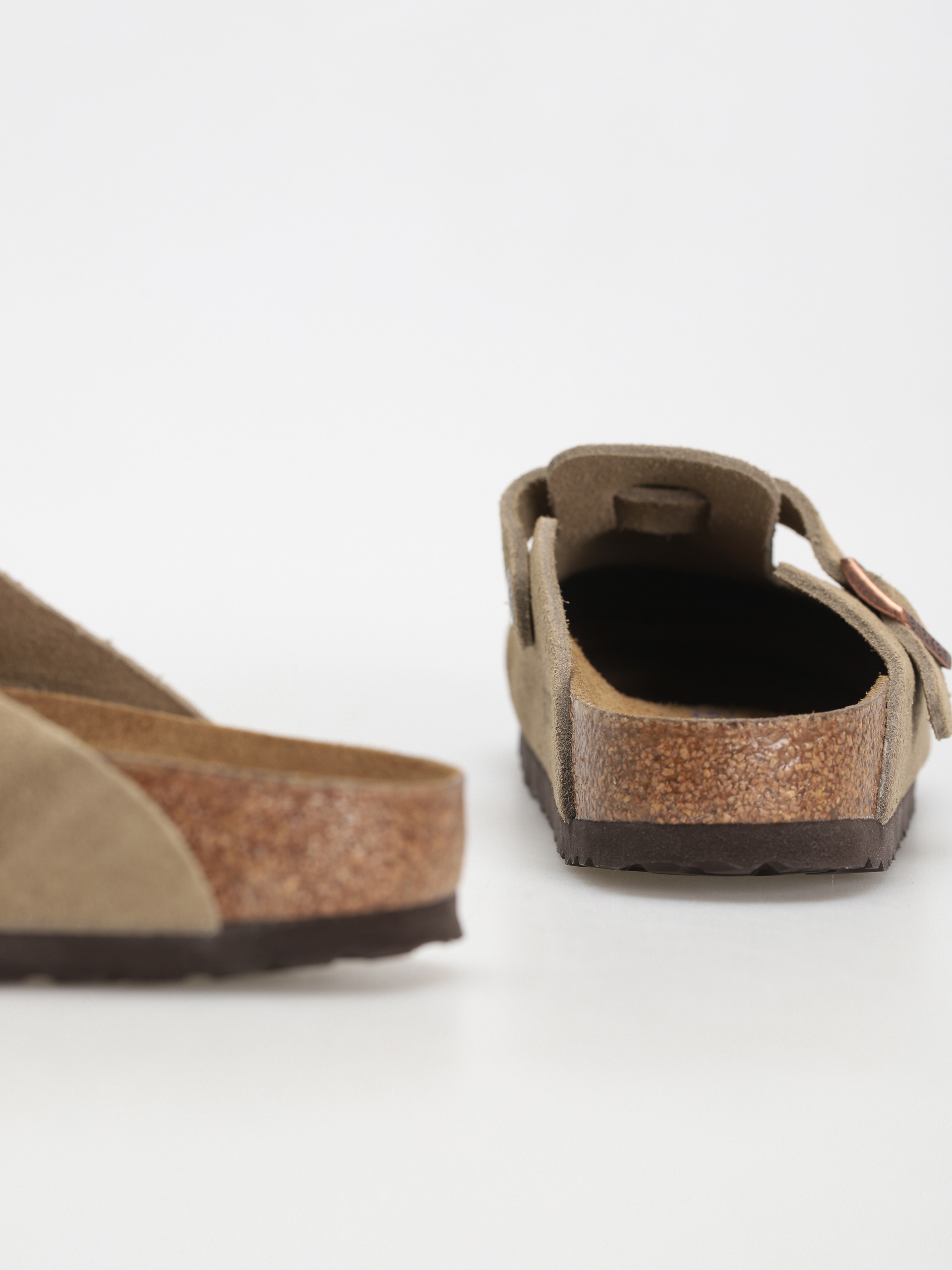 Birkenstock Boston SFB Suede Narrow Flip-flop papucsok Wmn (taupe)