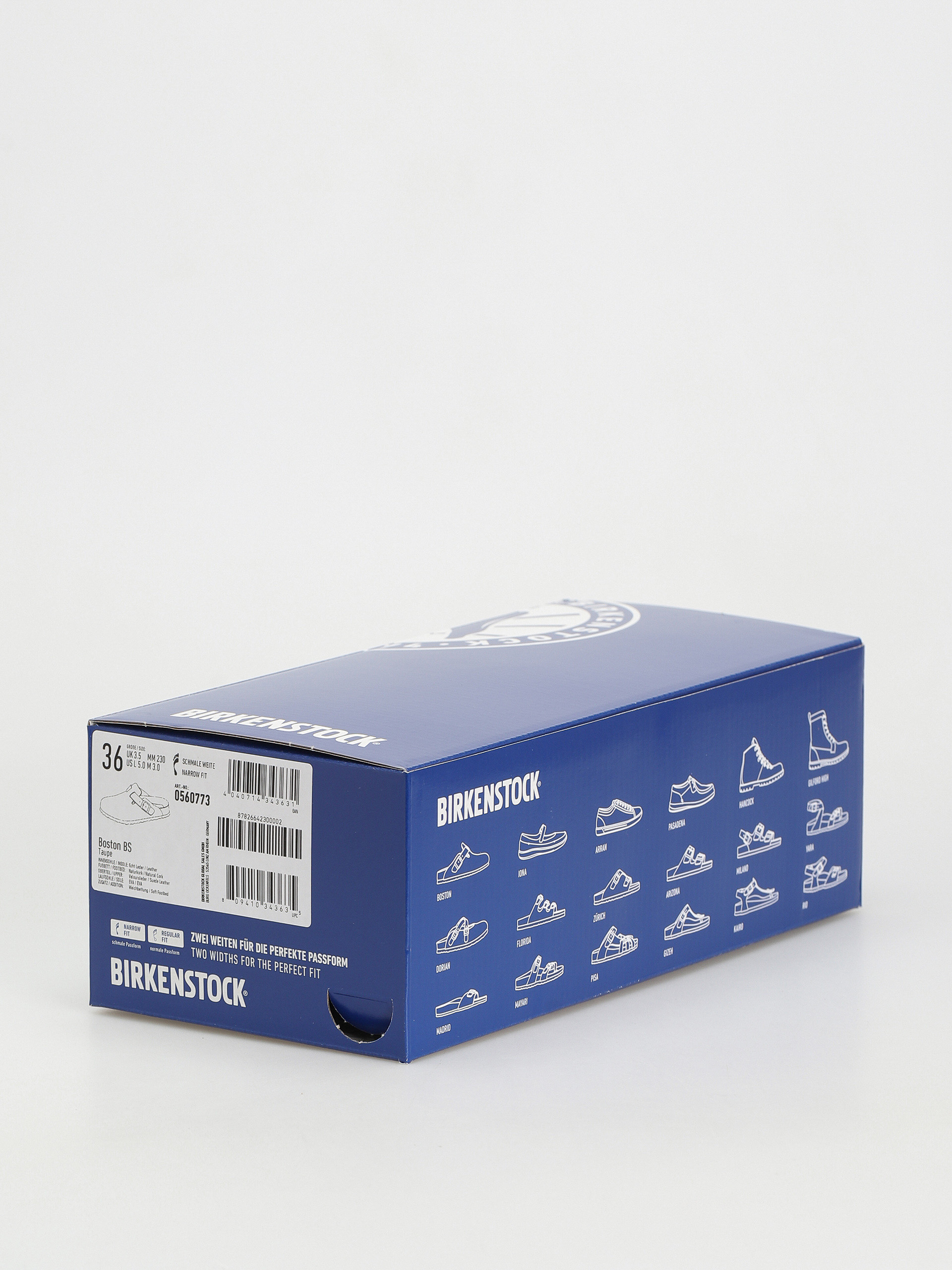 Birkenstock Boston Suede Narrow Flip-flop papucsok Wmn (taupe)