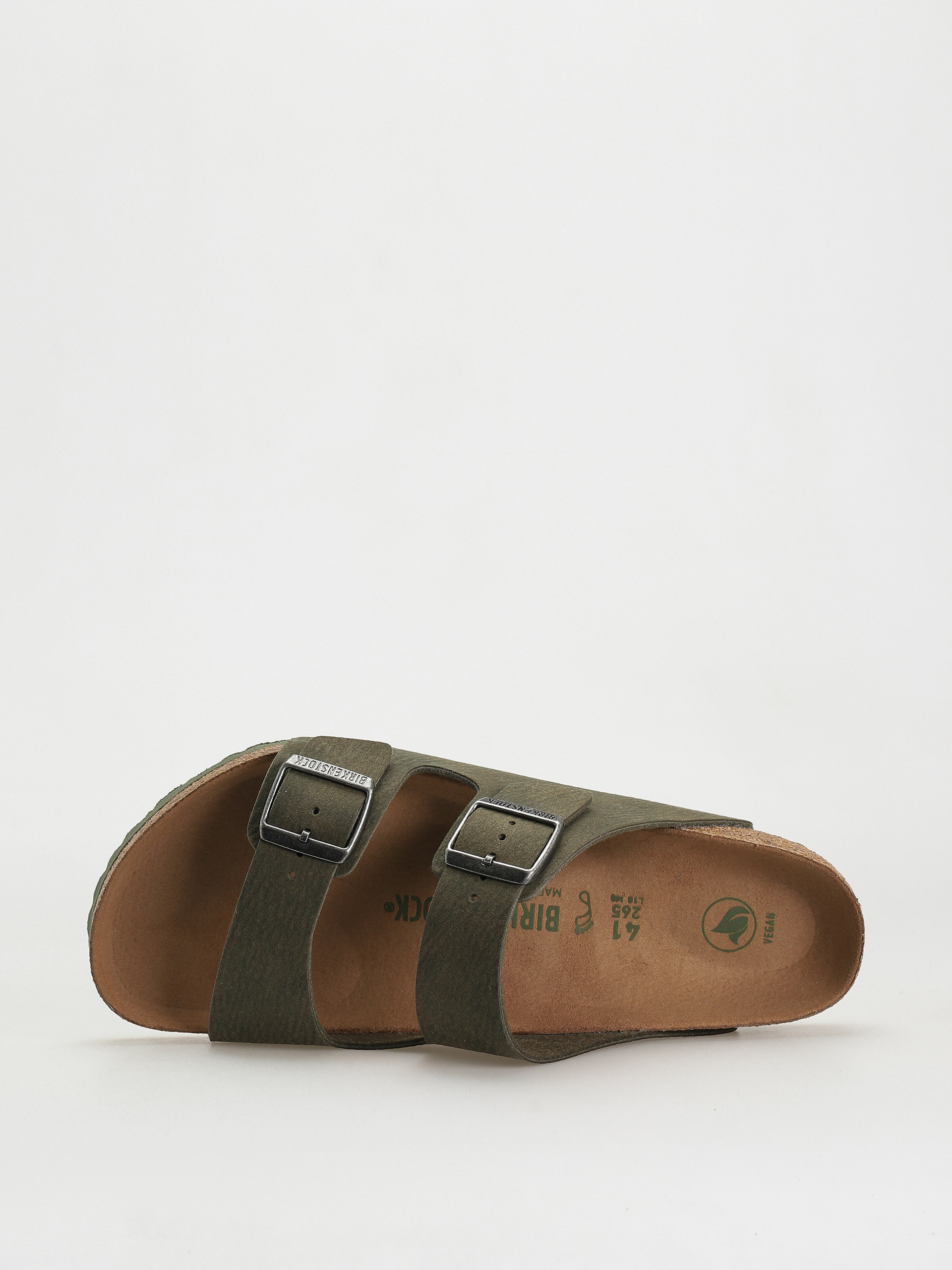 Birkenstock Arizona Vegan Regular Flip-flop papucsok (desert dust thyme)
