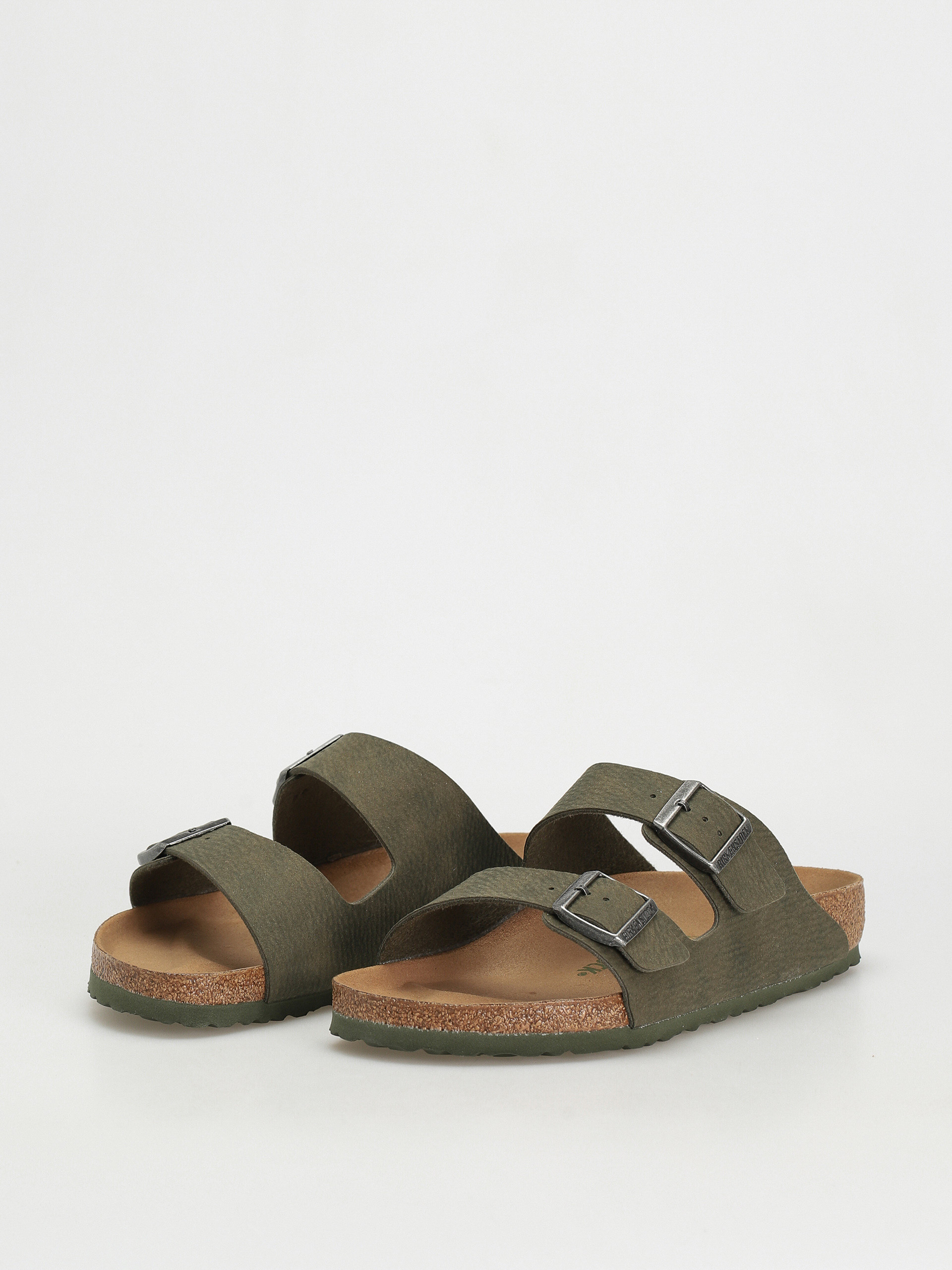 Birkenstock Arizona Vegan Regular Flip-flop papucsok (desert dust thyme)