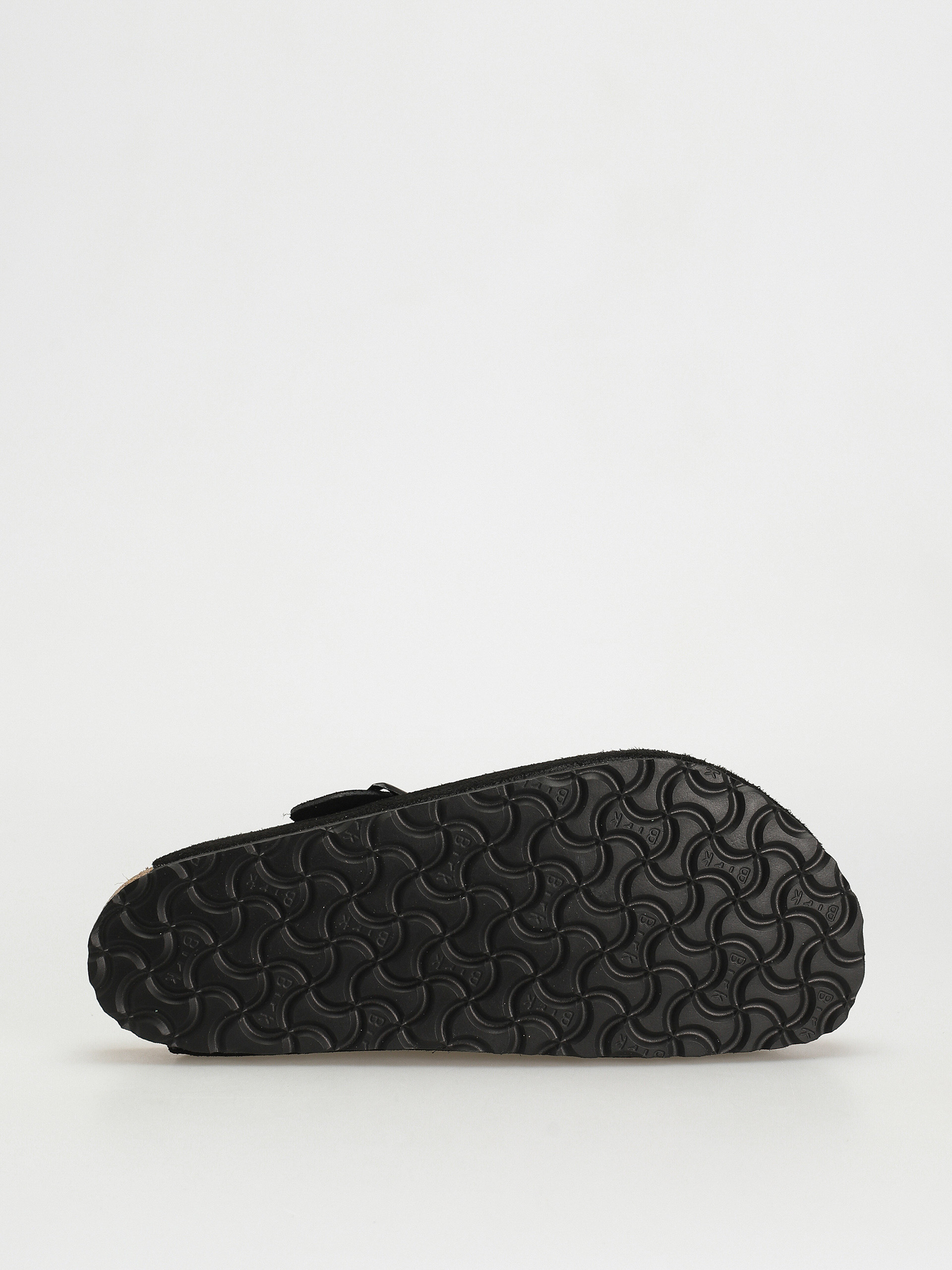 Birkenstock Boston Suede Regular Flip-flop papucsok (black)