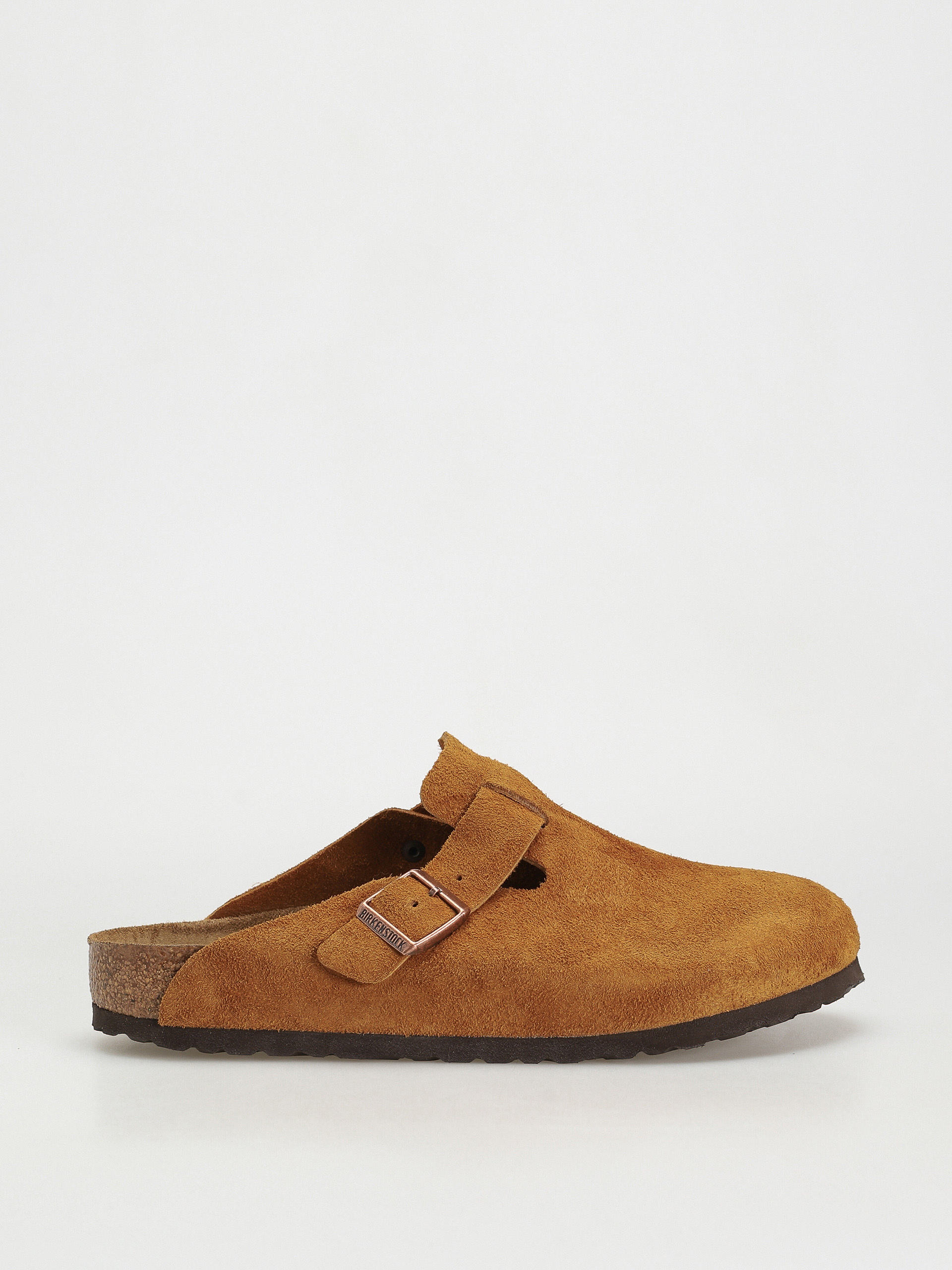 Birkenstock Boston Suede Regular Flip-flop papucsok (mink)