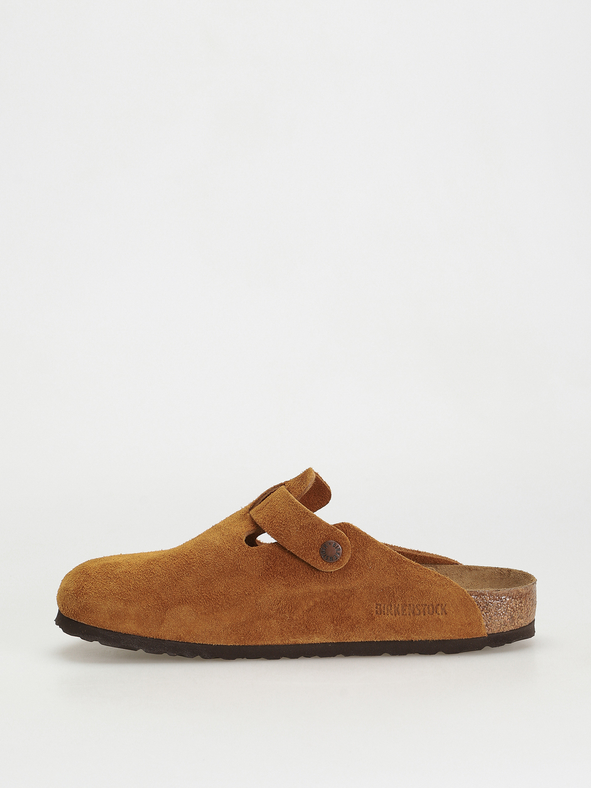 Birkenstock Boston Suede Regular Flip-flop papucsok (mink)