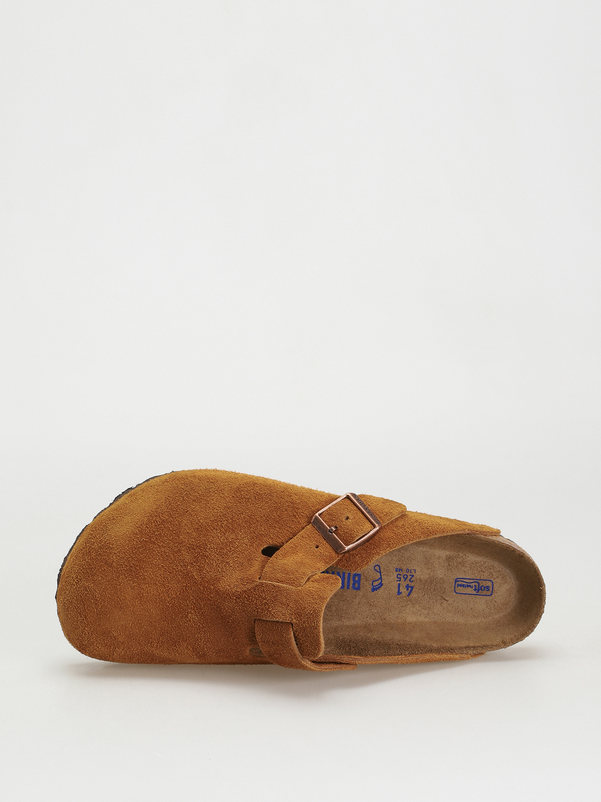 Birkenstock Boston Suede Regular Flip-flop papucsok (mink)